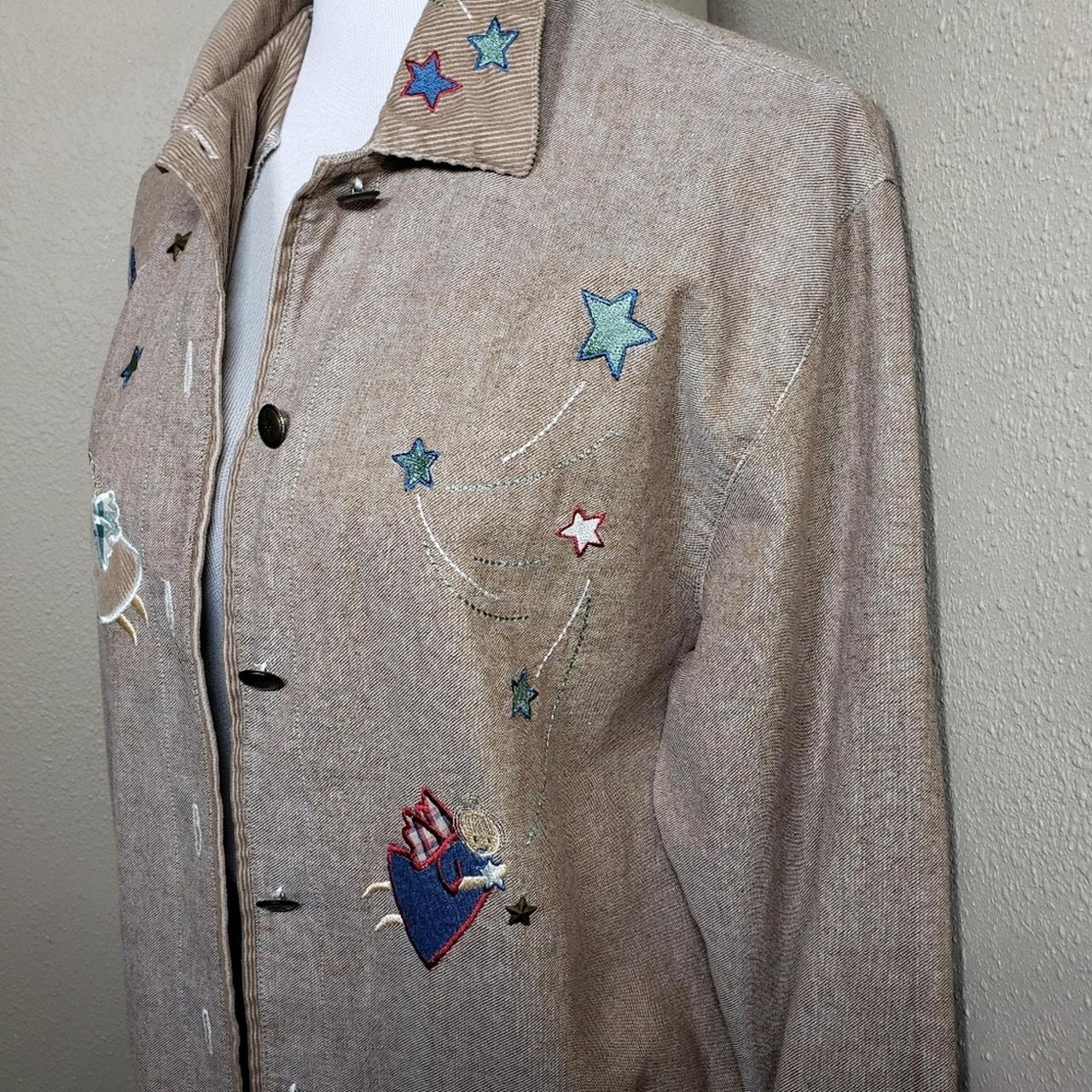 Vtg Teddi Embellished Jacket Angel 2024 Size L