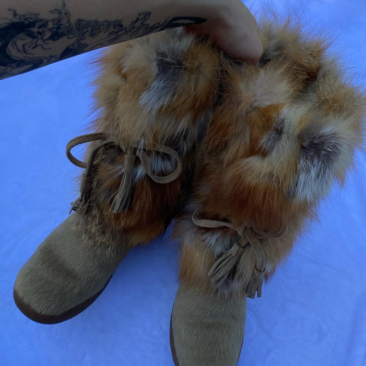 pajar fox fur boots