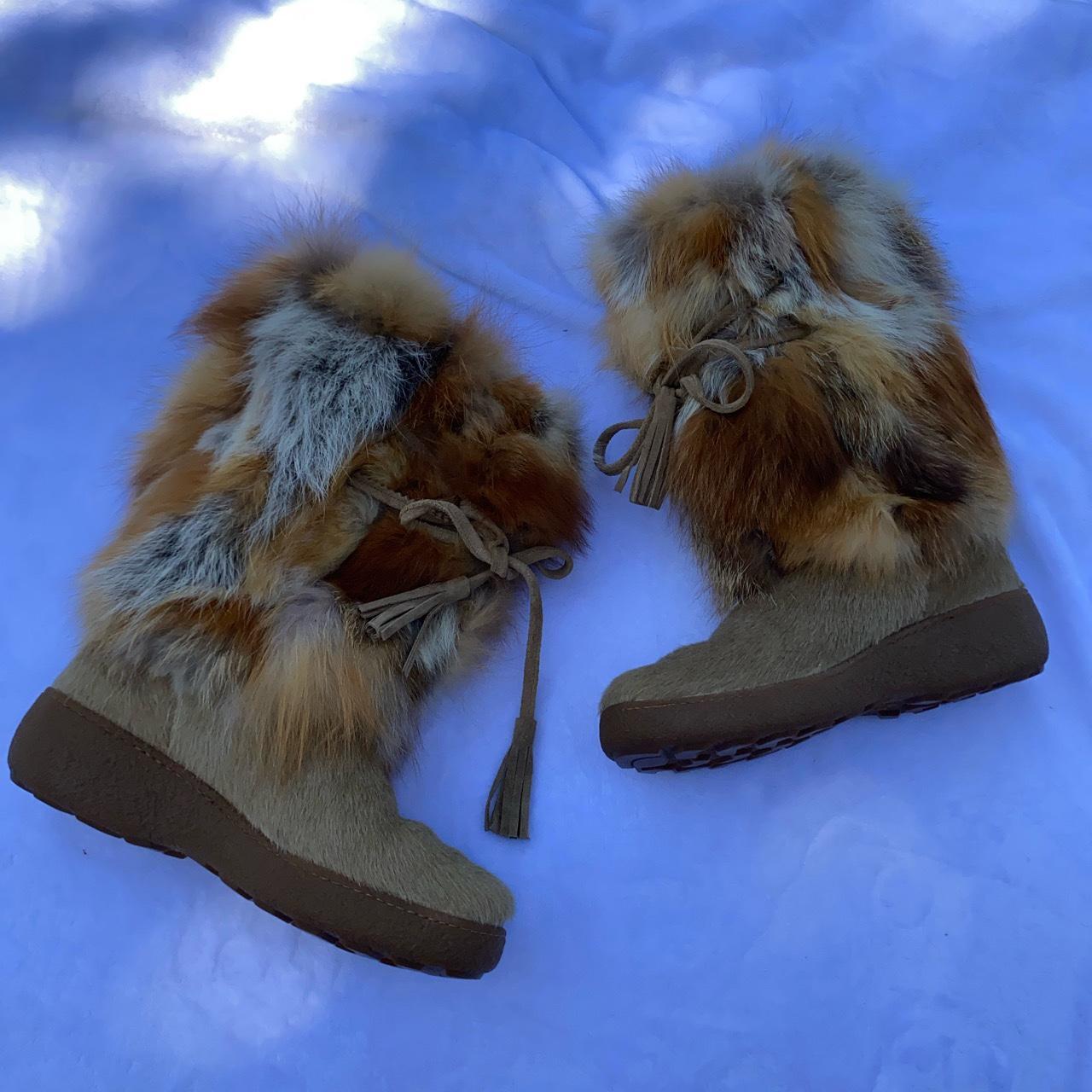 pajar fox fur boots