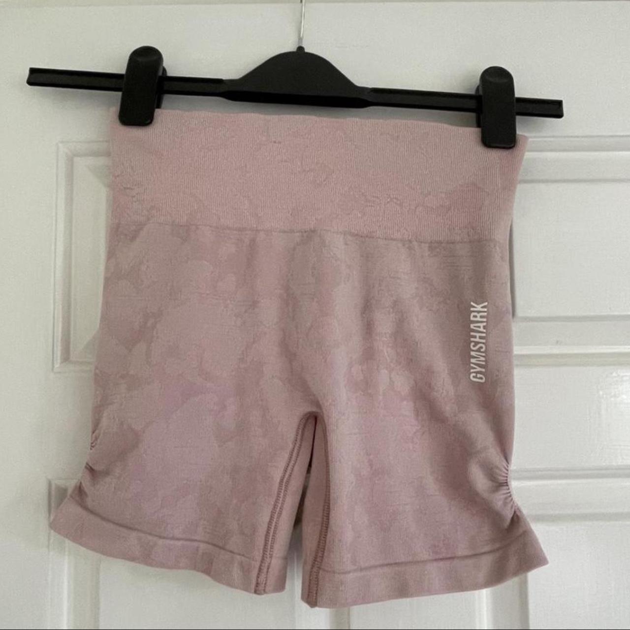 Cute pink gymshark gym shorts Size S UK... Depop