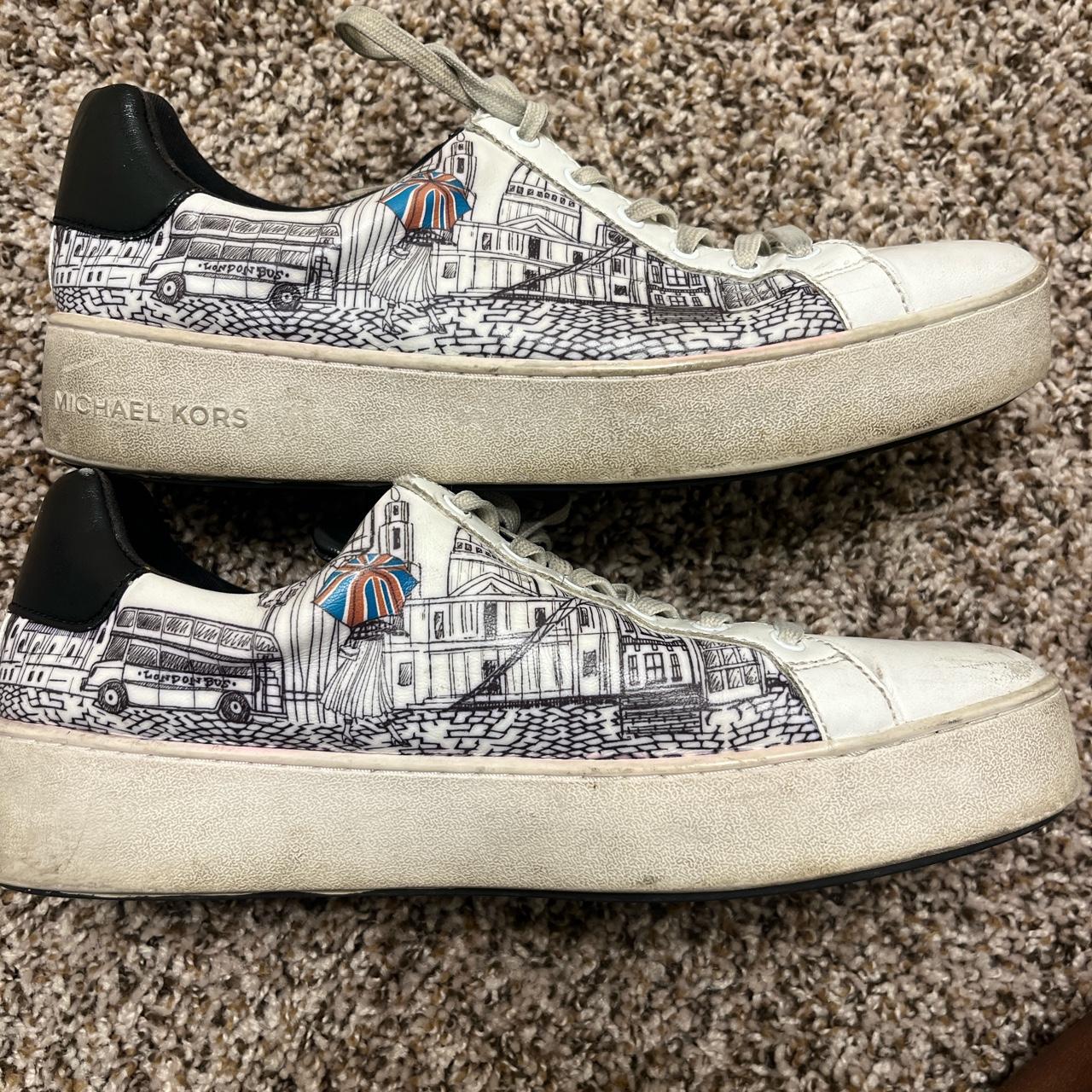 michael kors platform trainers