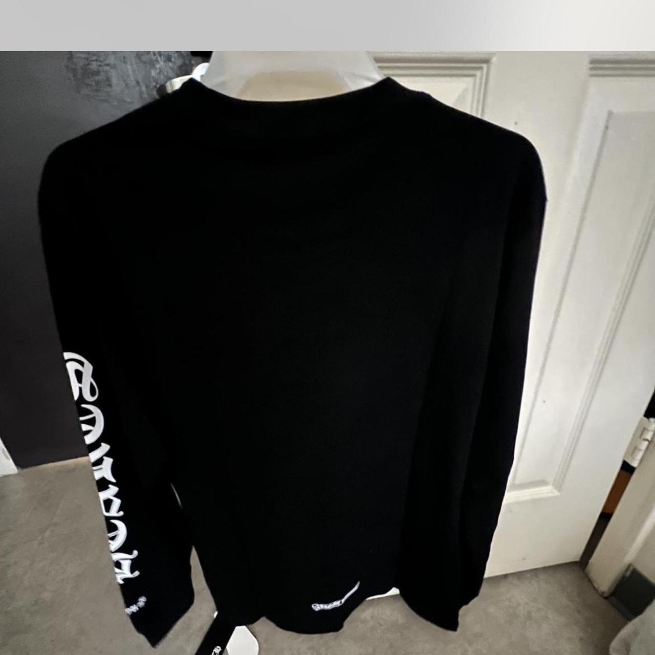 chrome heart long sleeve black