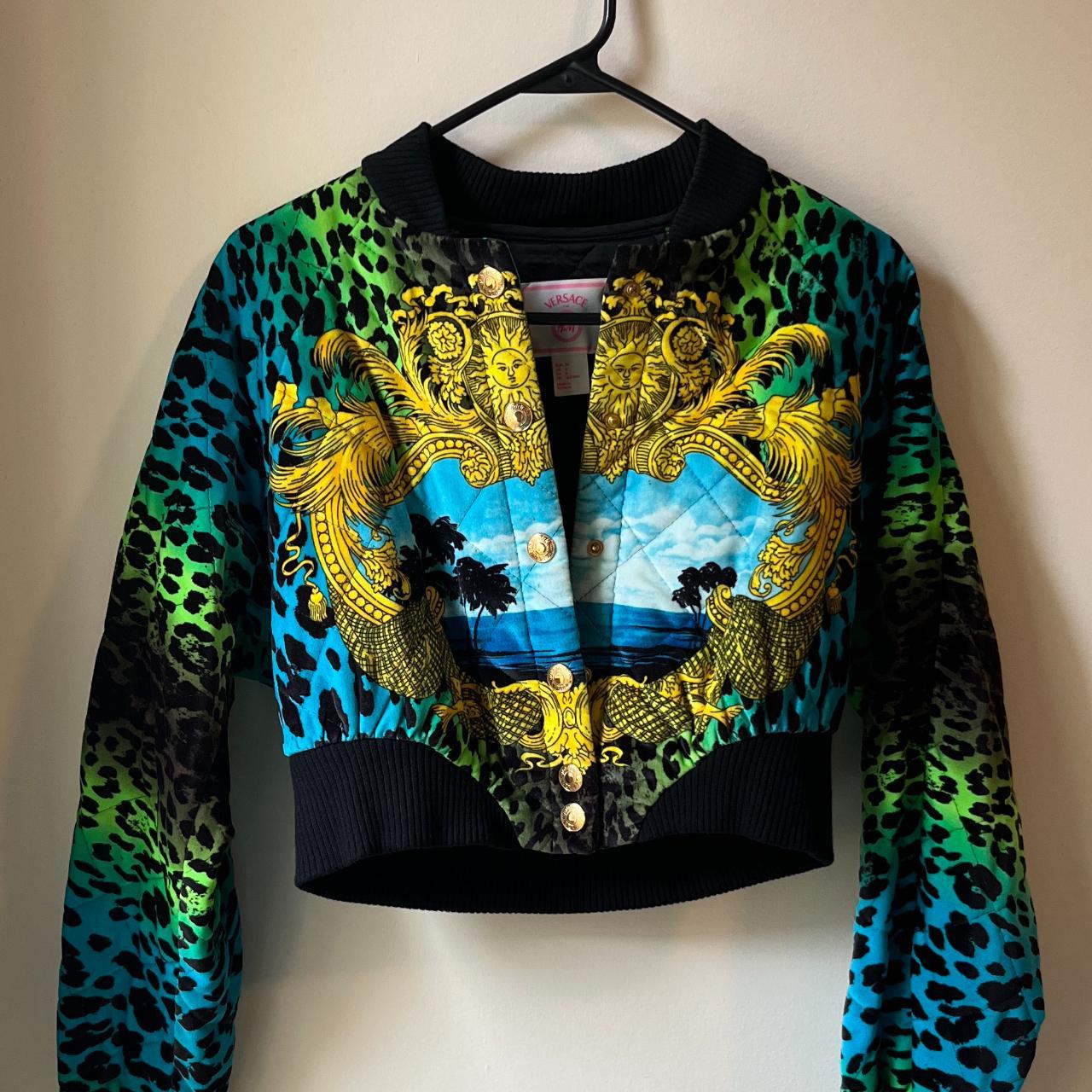 Women's Versace by H&M Bomber Jacket with Original | Depop