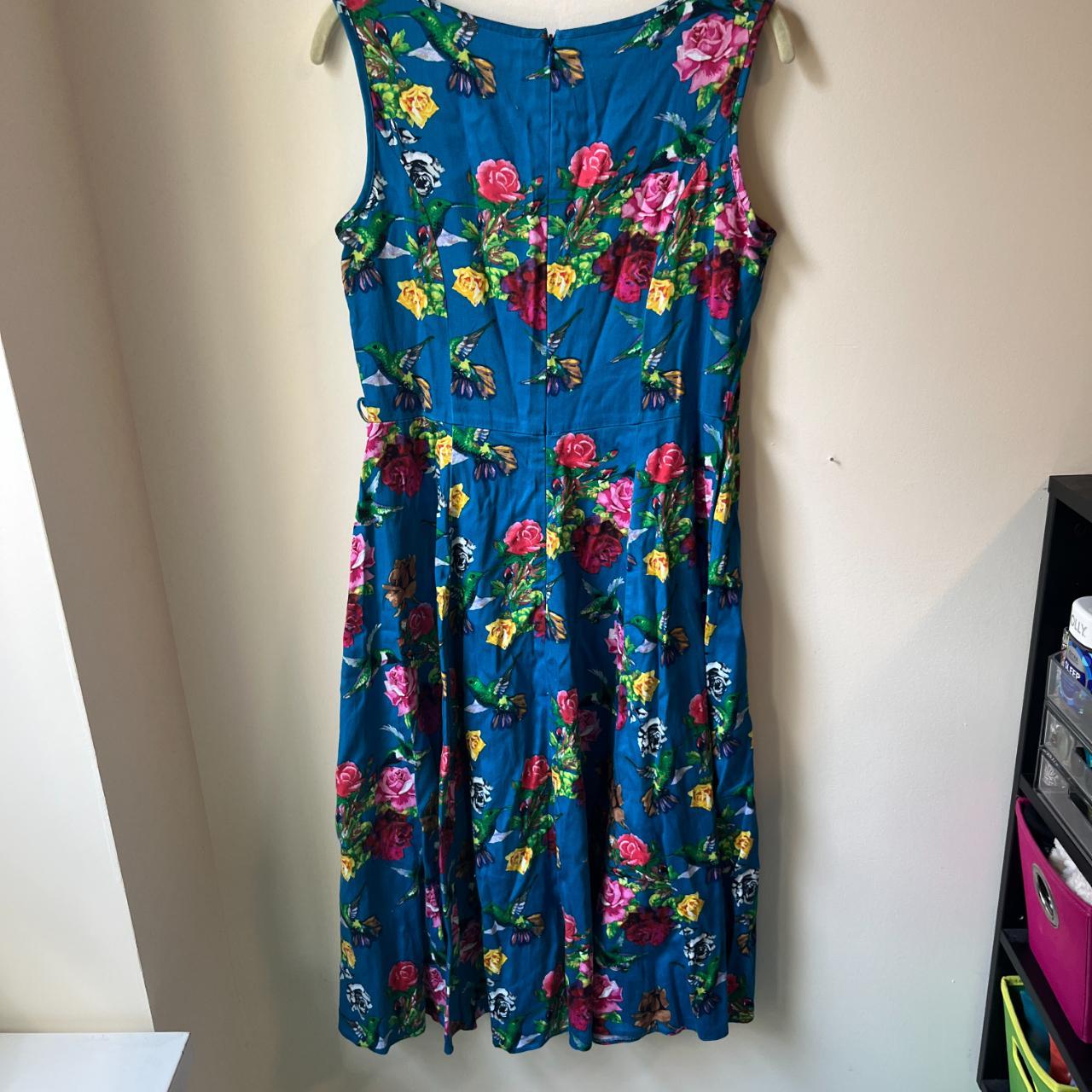 Lady V London Vintage Style Hummingbird And Floral - Depop