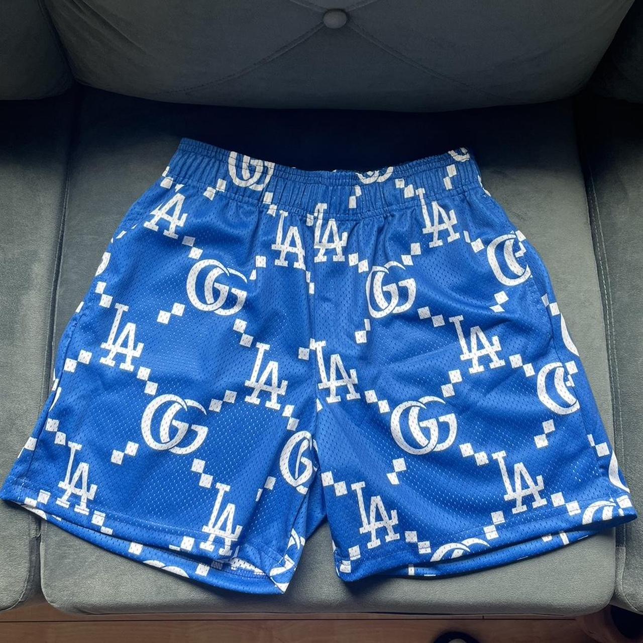 I have this LA LV bravest studios shorts in hands in - Depop