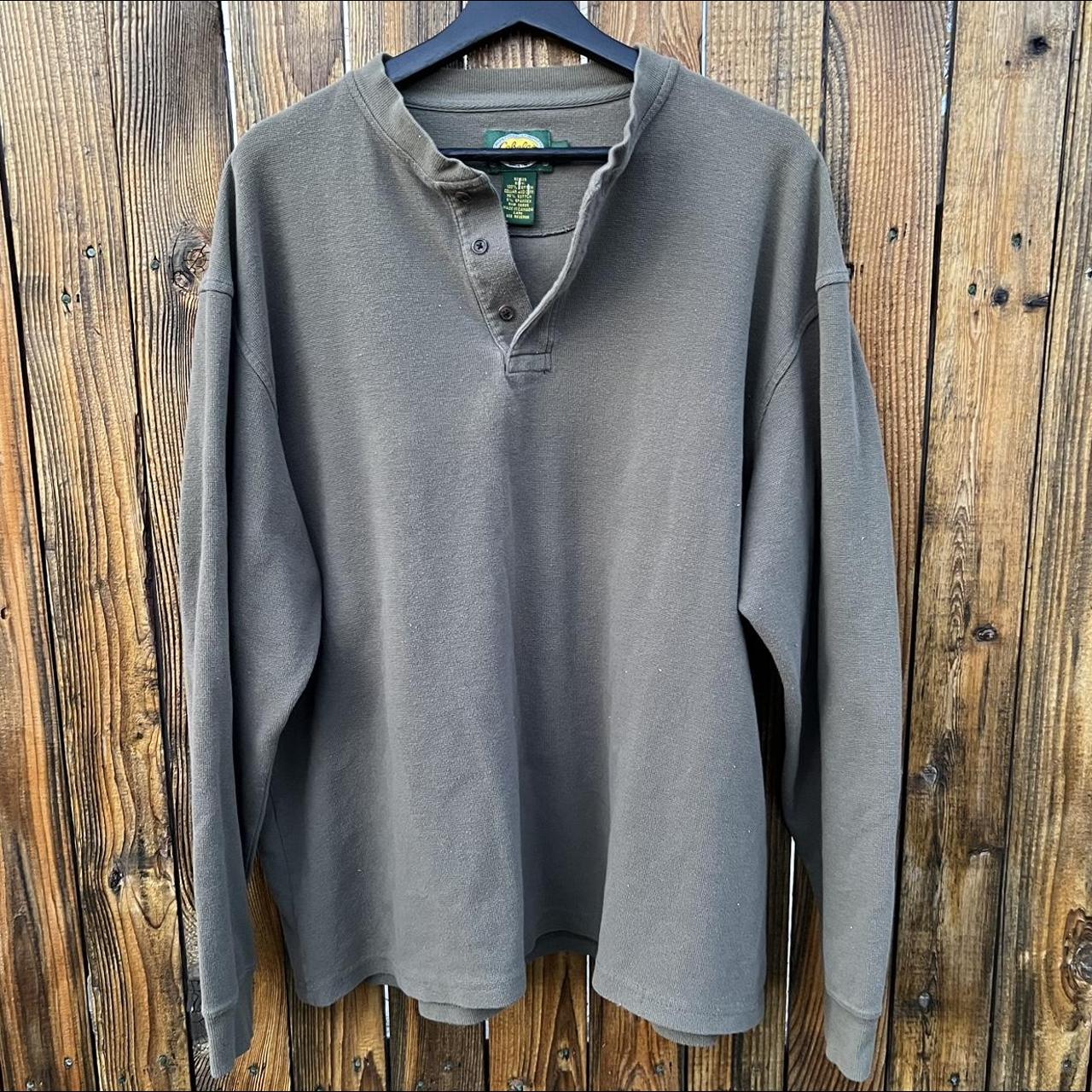 Vintage Cabelas Long Sleeve Color: Green Size:... - Depop