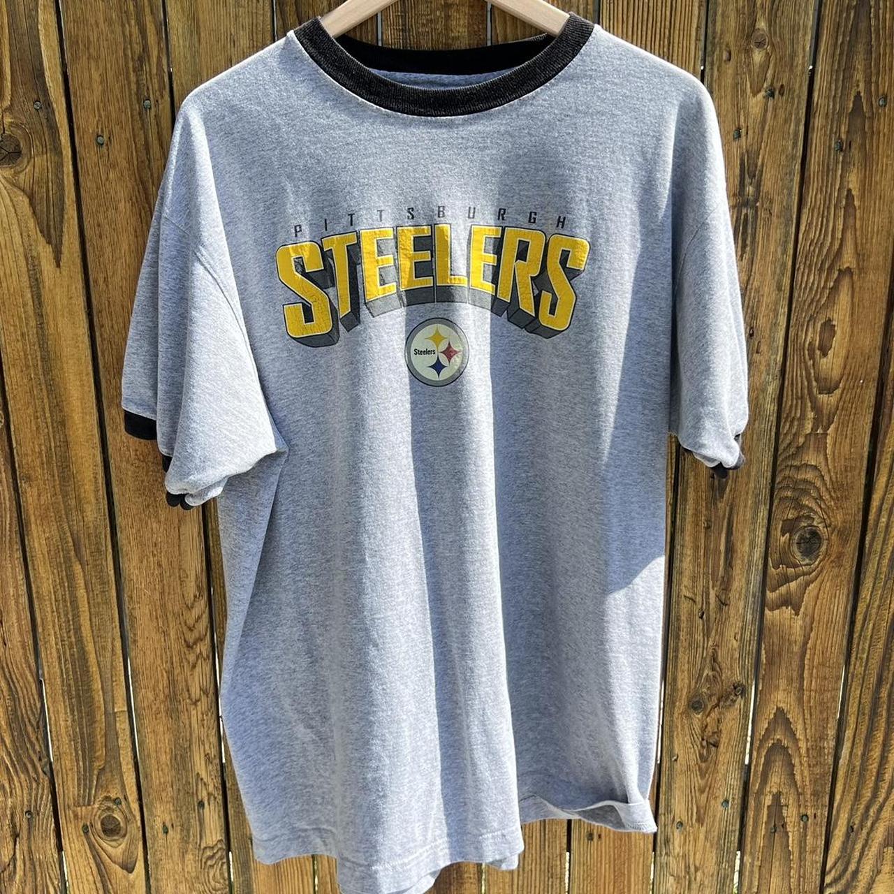 LOT OF 3 VINTAGE PITTSBURGH STEELERS XL SHIRTS TEES T NFL and 3