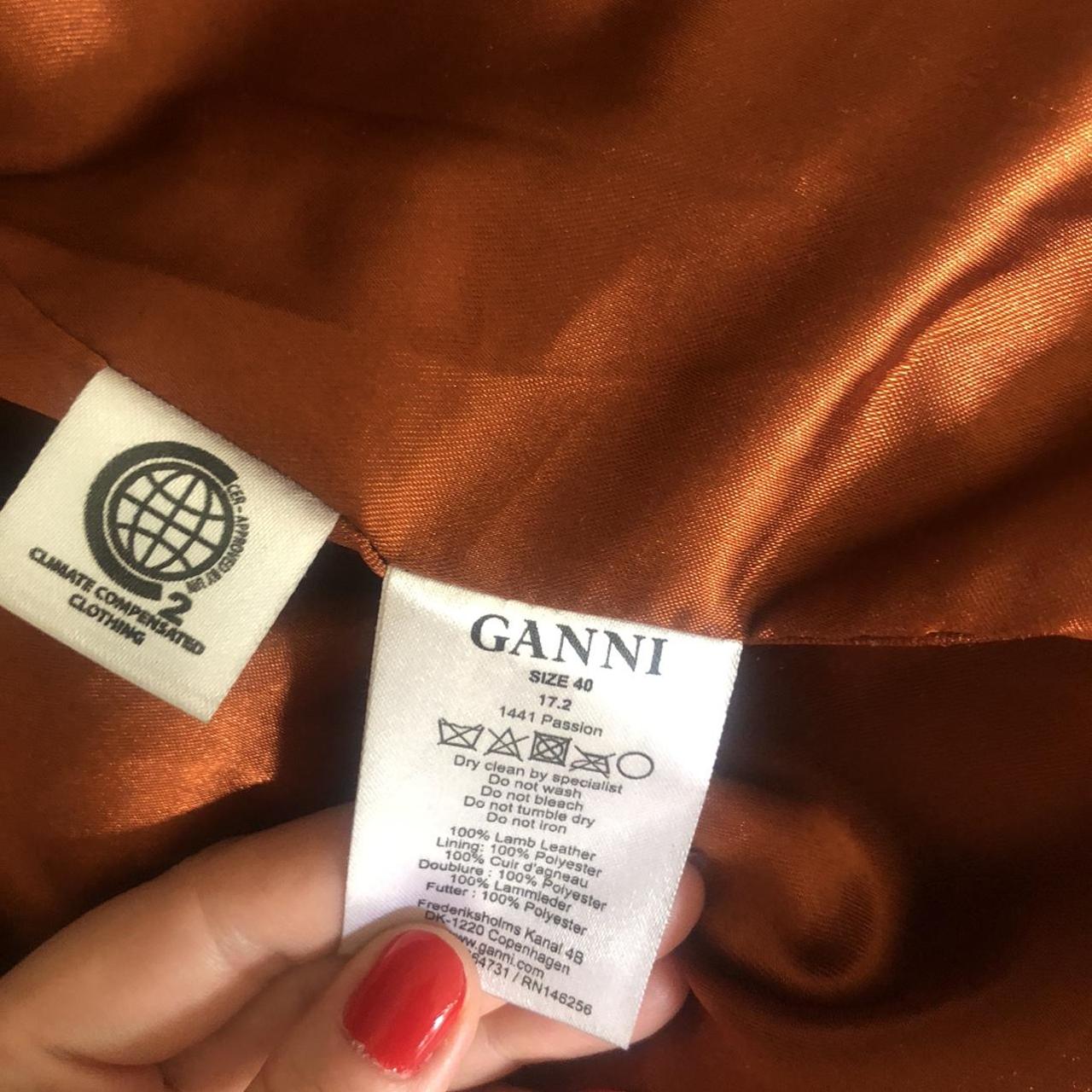 Gorgeous GANNI cropped biker jacket with a