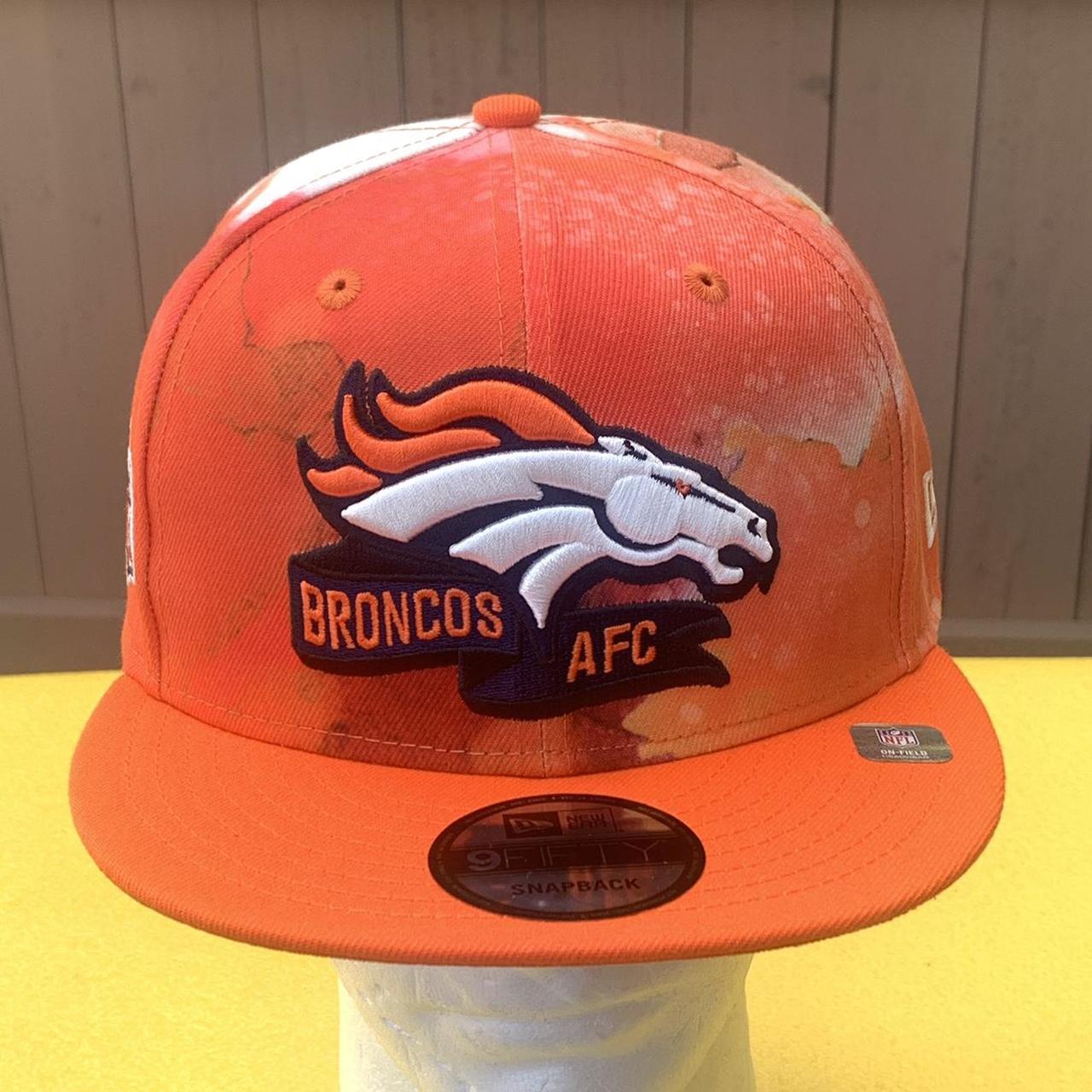 NFL Denver Broncos 2022 Sideline Ink Dye On-Field 9FIFTY Snapback Hat One  Size