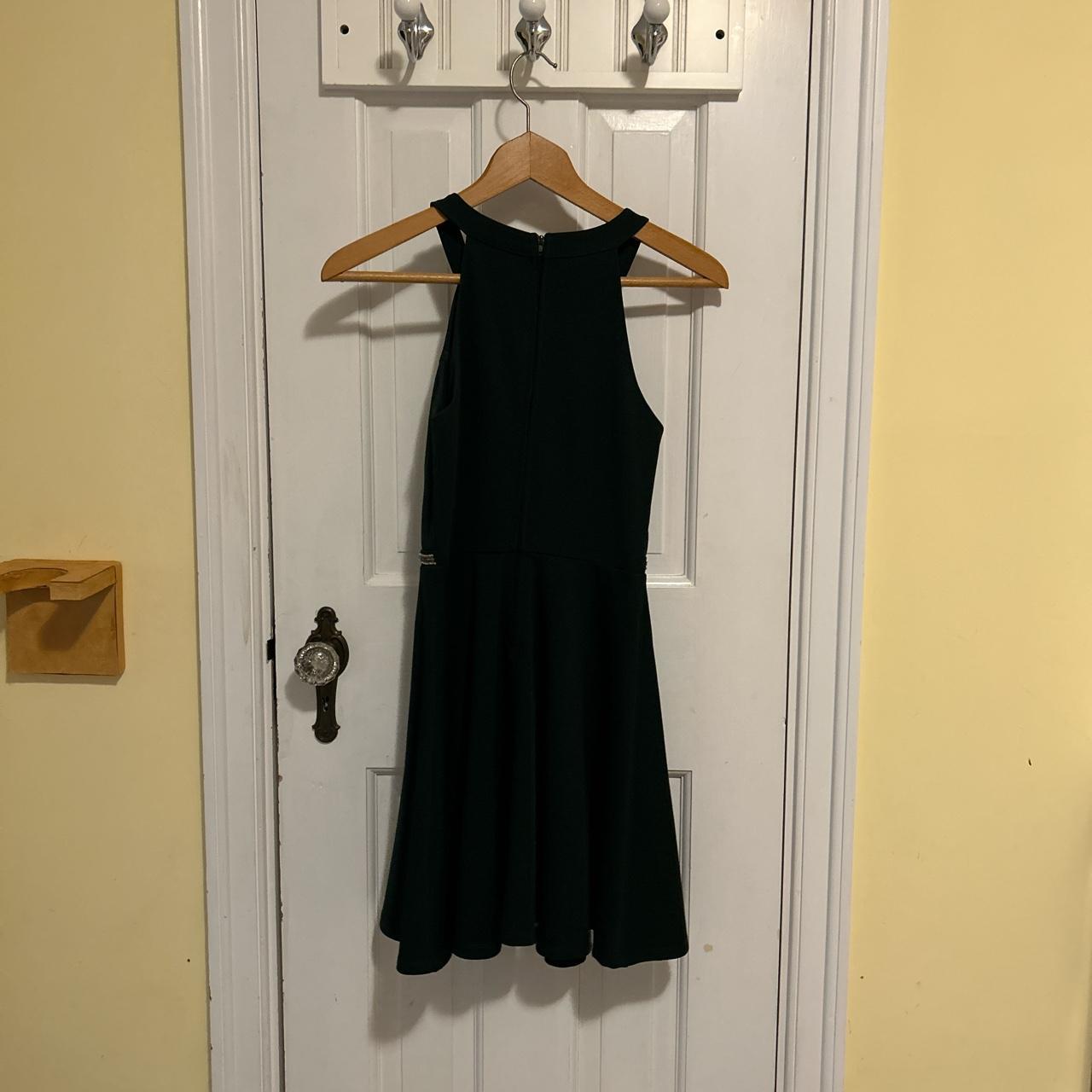 Emerald Sundae Women's Navy Dress | Depop