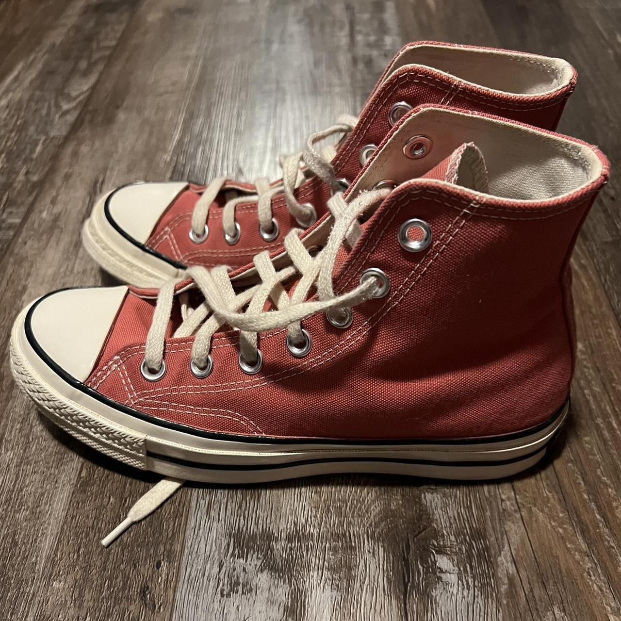 Faded 2025 red converse