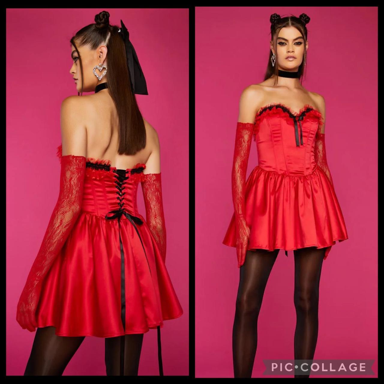 Sugar Thrillz Taffeta Corset Dress - Pink – Dolls Kill