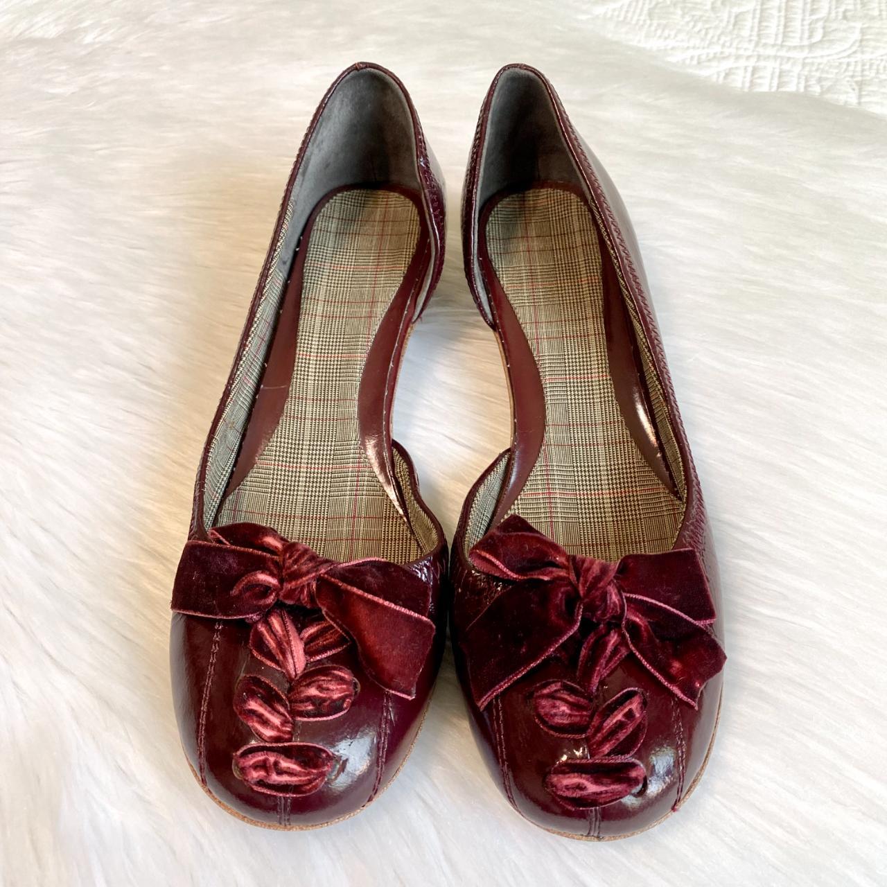 Y2K Red Lace Up Toe Ballet Flats!♥️🩰 These are Depop