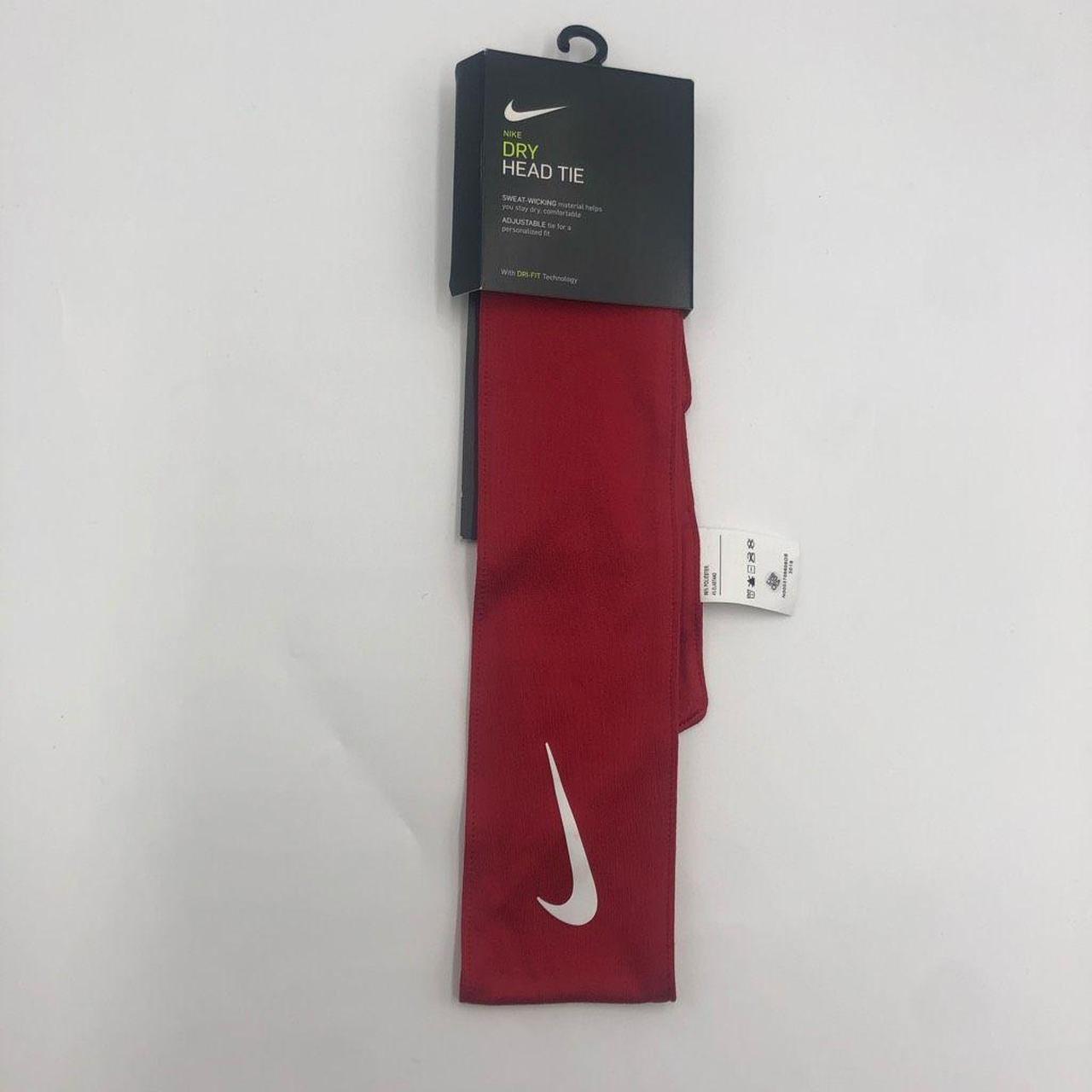 Red nike tie on sale headband