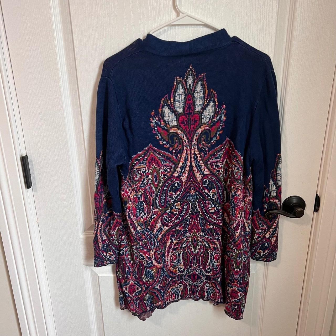 Ruby Rd. Women's Cardigan - Blue/Multi - M – Ruby… - image 5