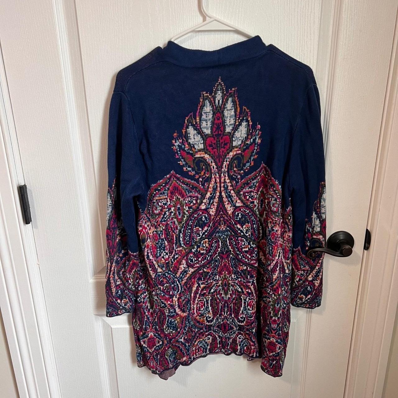 Ruby Rd. Women's Cardigan - Blue/Multi - M – Ruby… - image 4