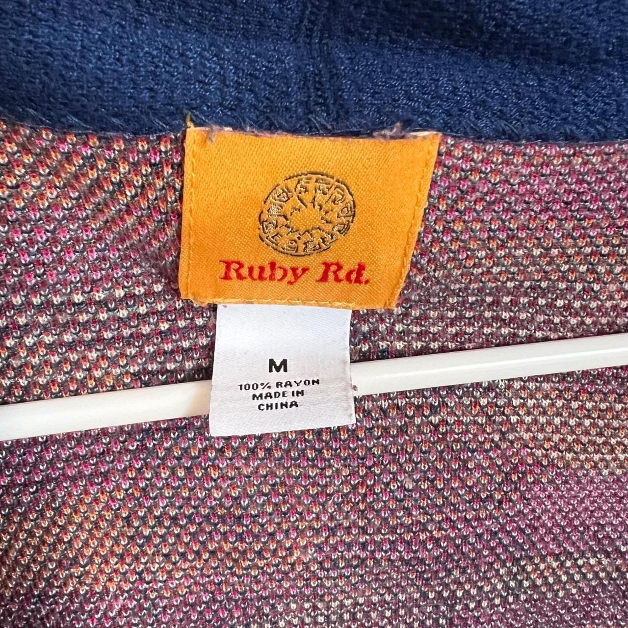 Ruby Rd. Women's Cardigan - Blue/Multi - M – Ruby… - image 6