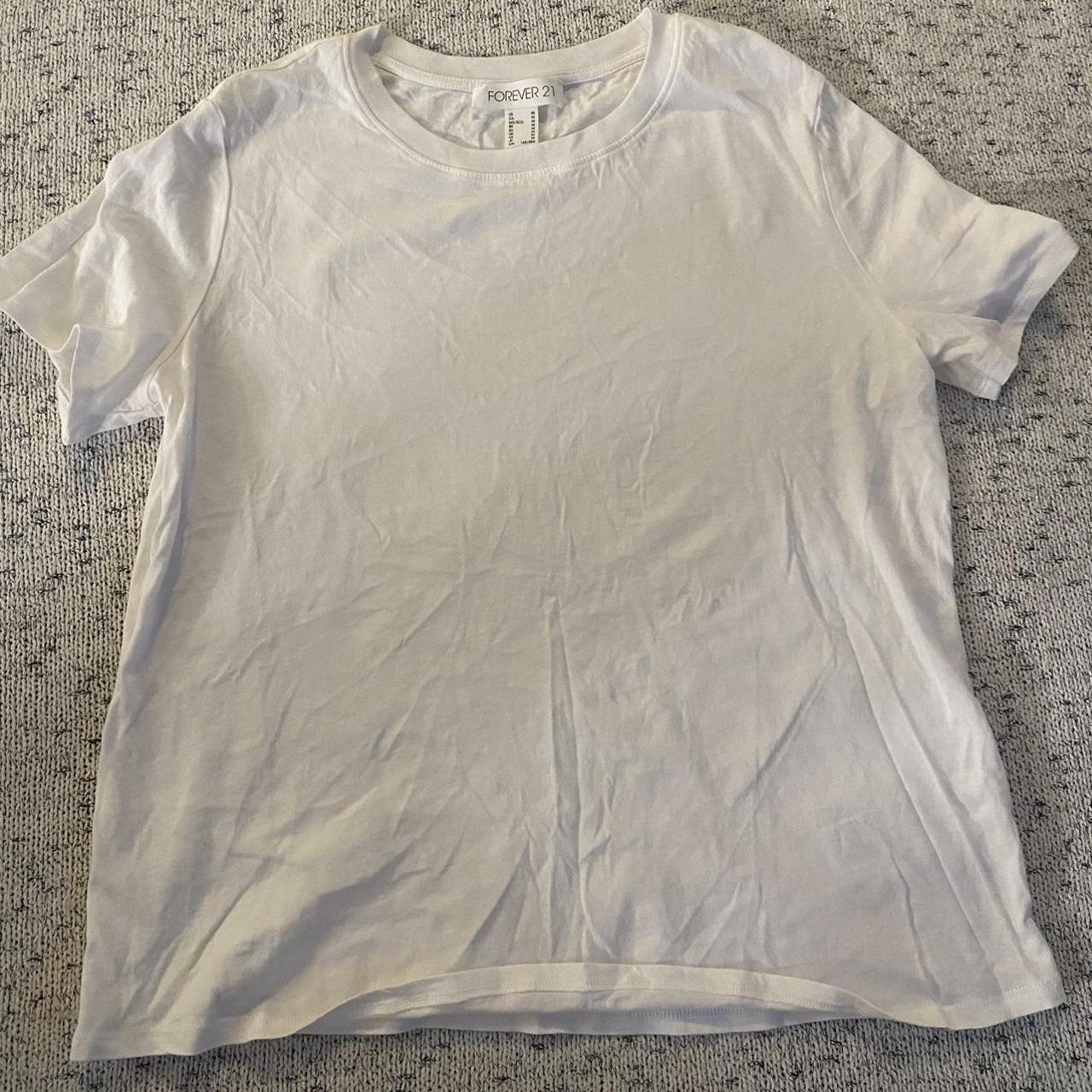 Never Worn Plain White Short Sleeve Tee. Perfect For - Depop