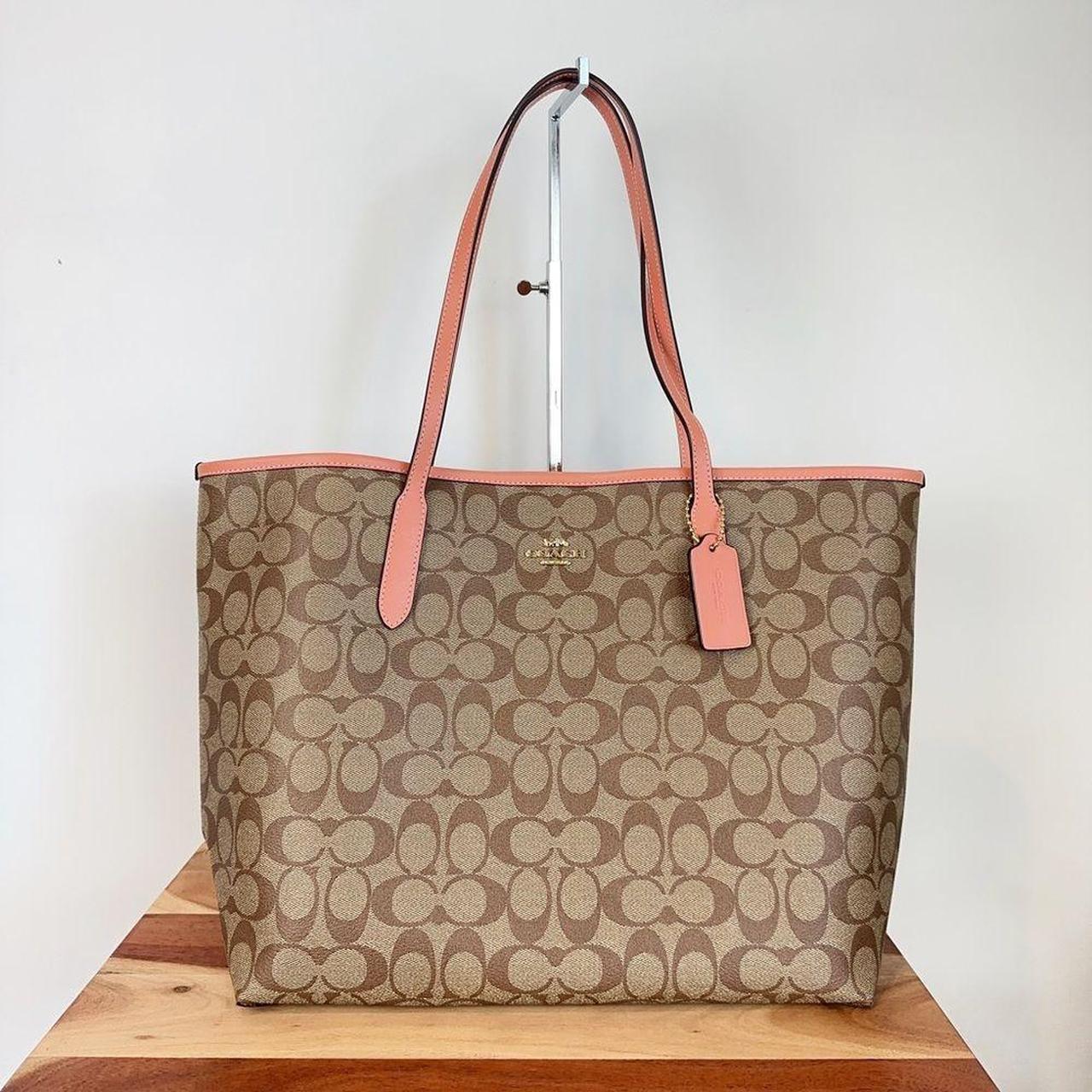 NWT Coach City Tote In Signature Canvas Color - Depop