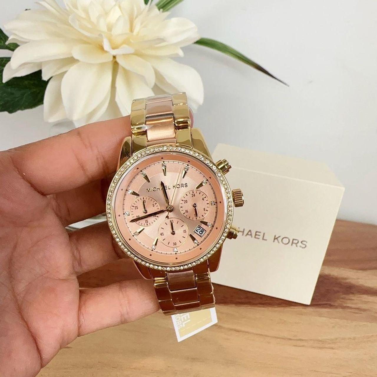 Michael kors store flower watch