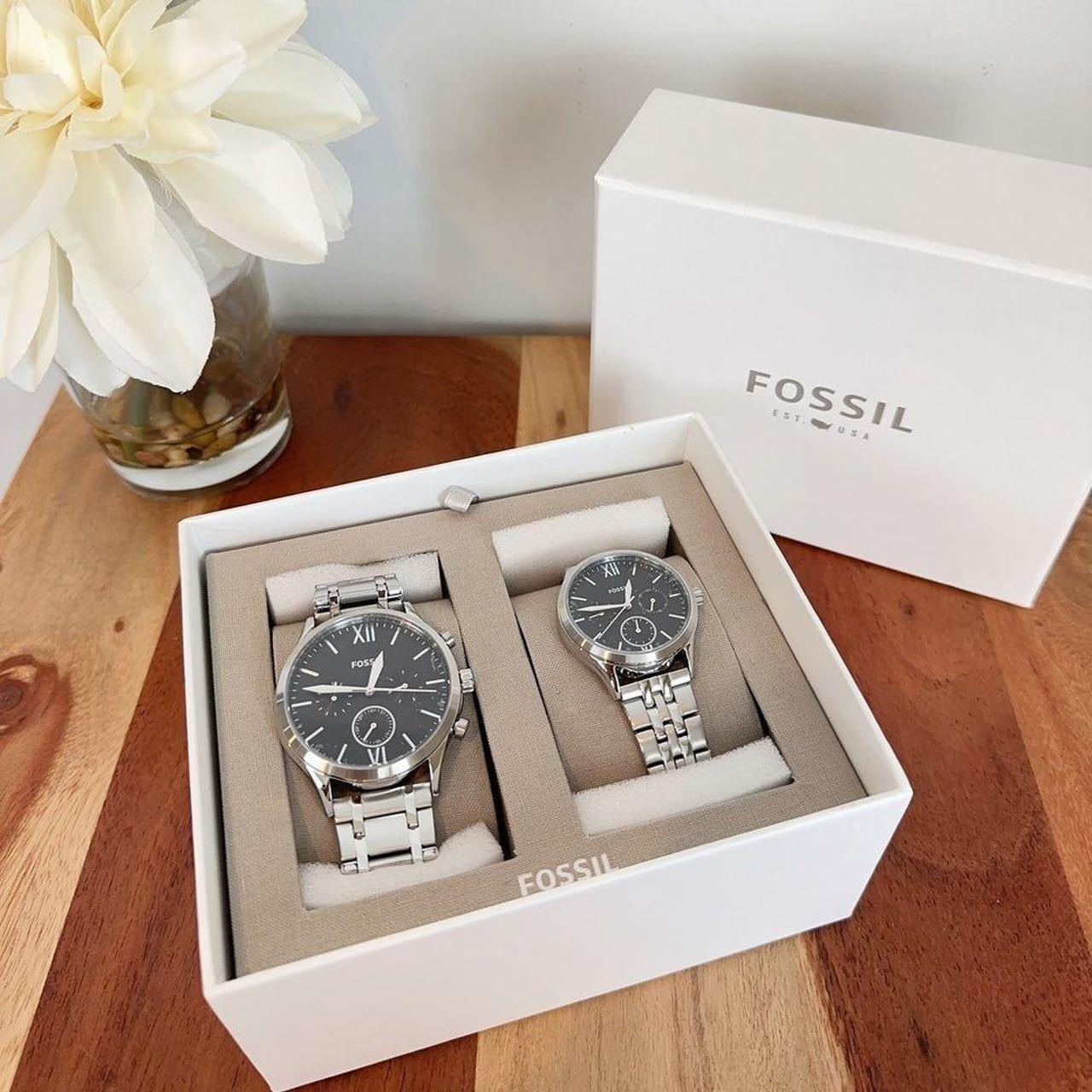 Fossil BQ2644SET His and Her Multifunction Stainless hot Steel Watch Set