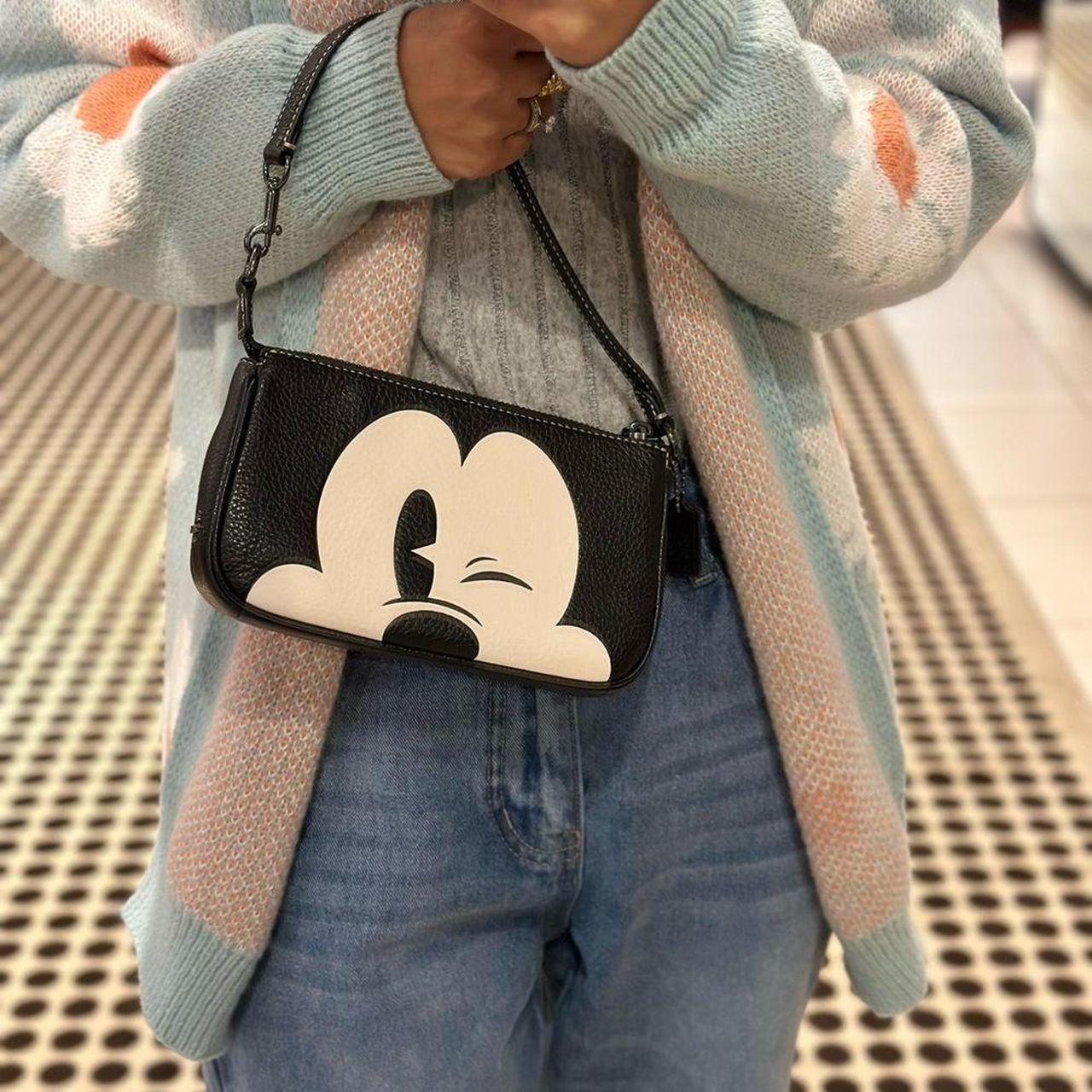 Coach mickey best sale mouse sling bag