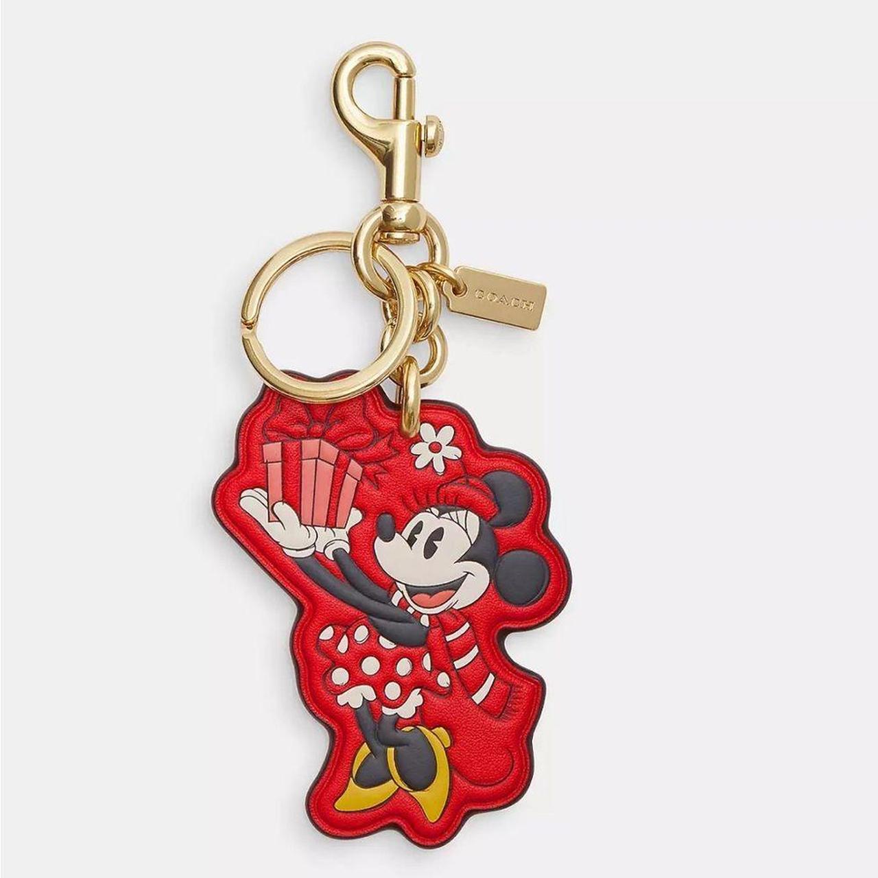 Coach Disney X Minnie shops Bag Charm NWT