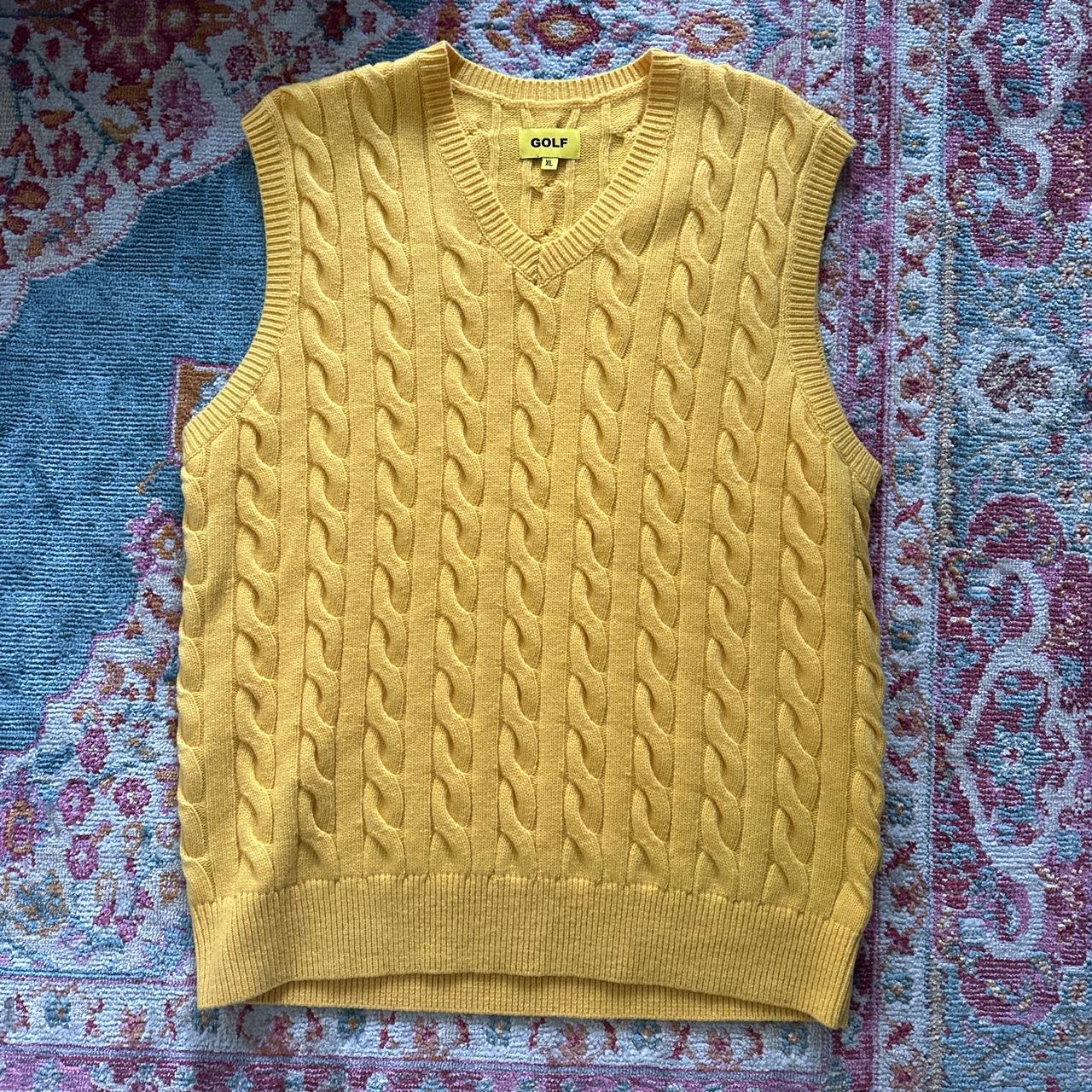 Golf wang newest cable knit sweater vest