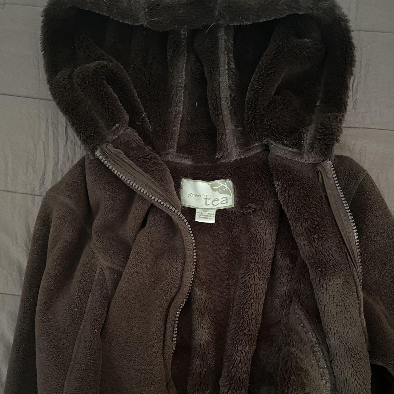 cozy vintage brown zip up🤎 message me with any... - Depop