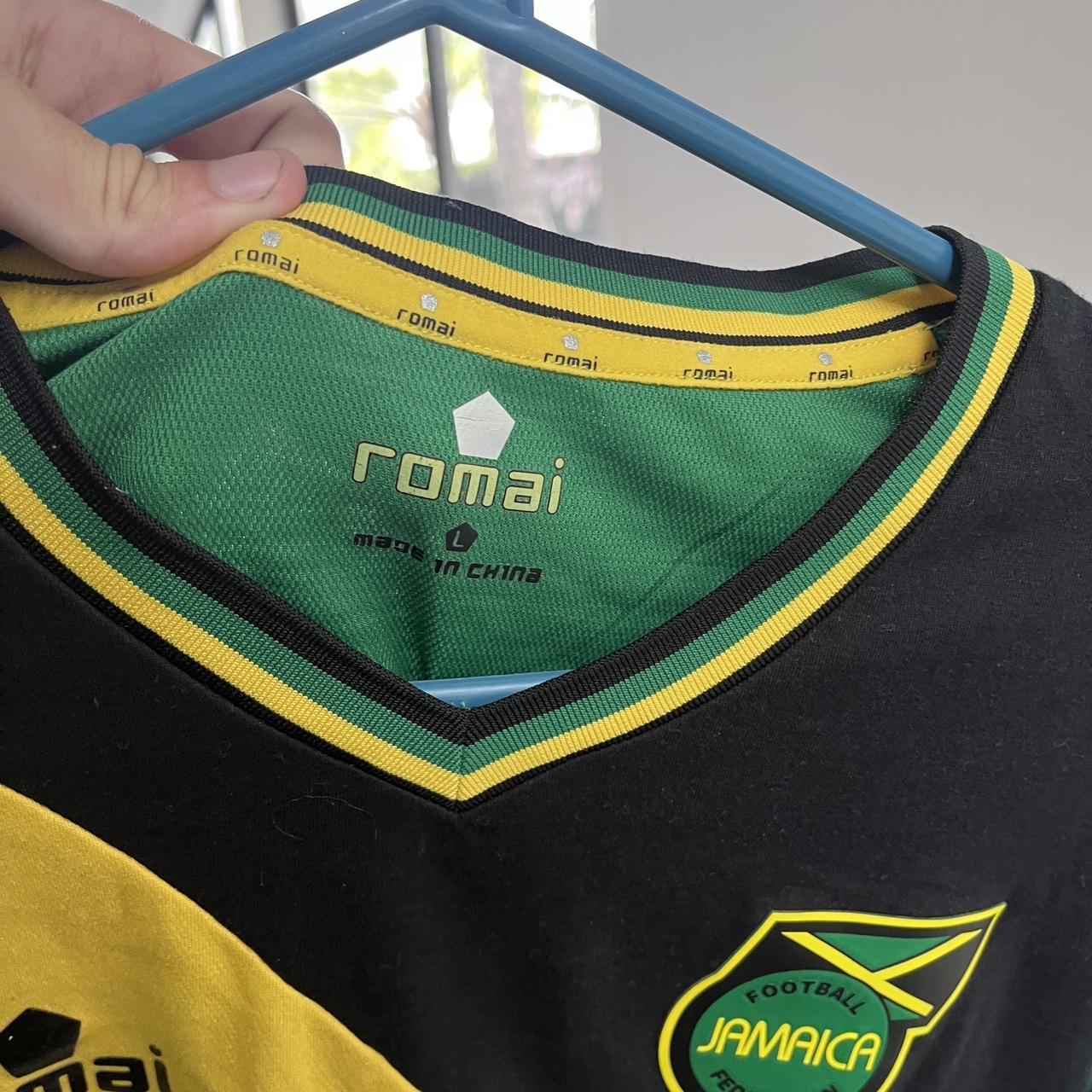 Vintage Jamaica soccer/football jersey - Depop