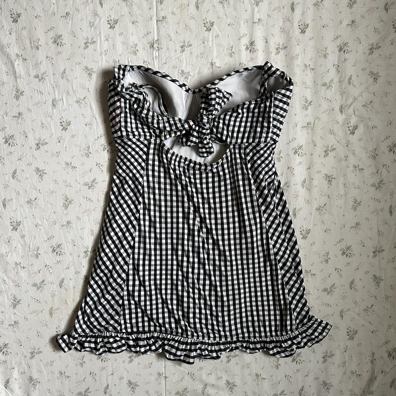 Vintage gingham bathing suit dress by Coco Rave!... Depop