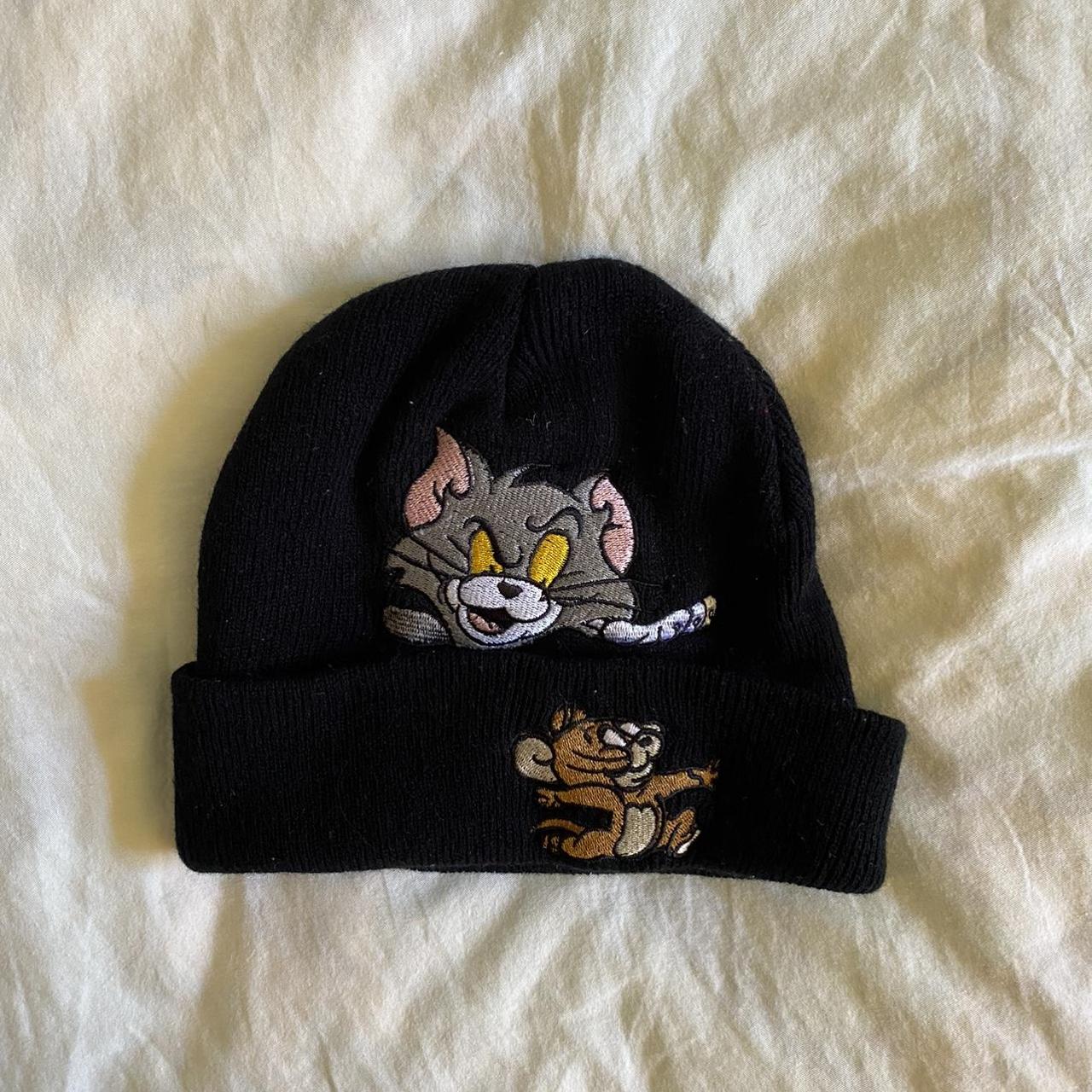 Supreme Tom & Jerry Black Beanie FW16 rare never... - Depop