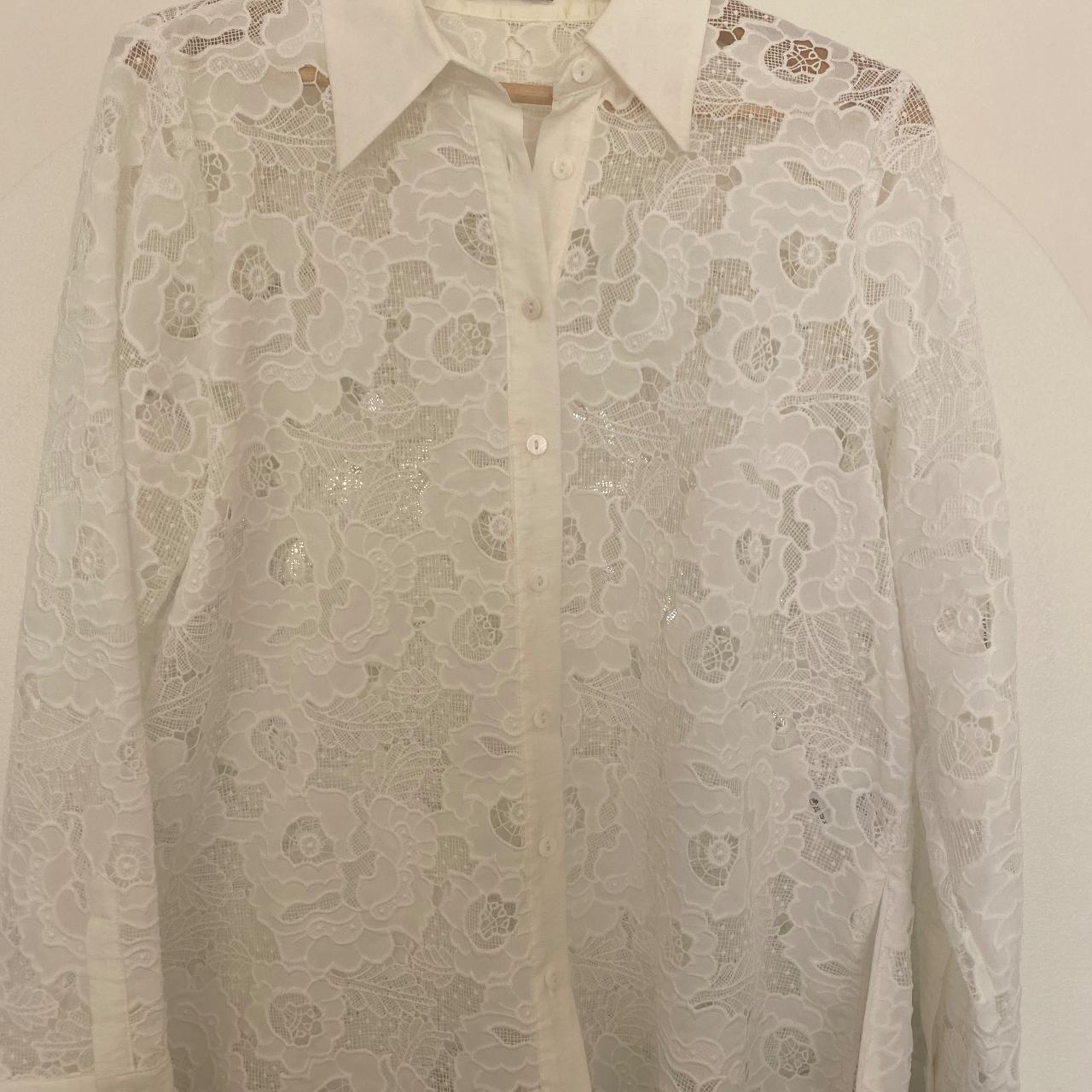 Sheike - Emma lace shirt. Some minor marks that will... - Depop