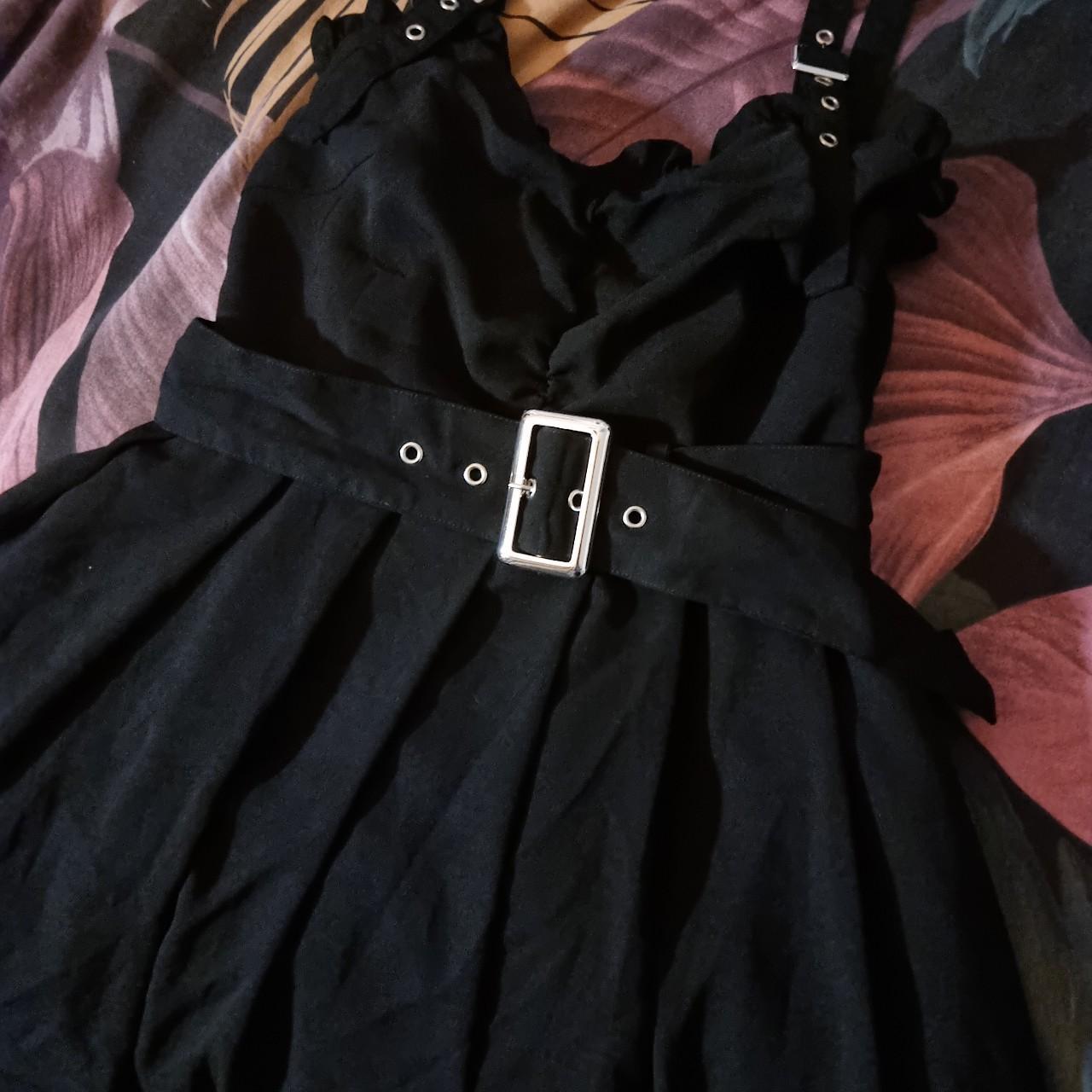 Black JSK Dress Jirai kei / lolita style dress,... - Depop