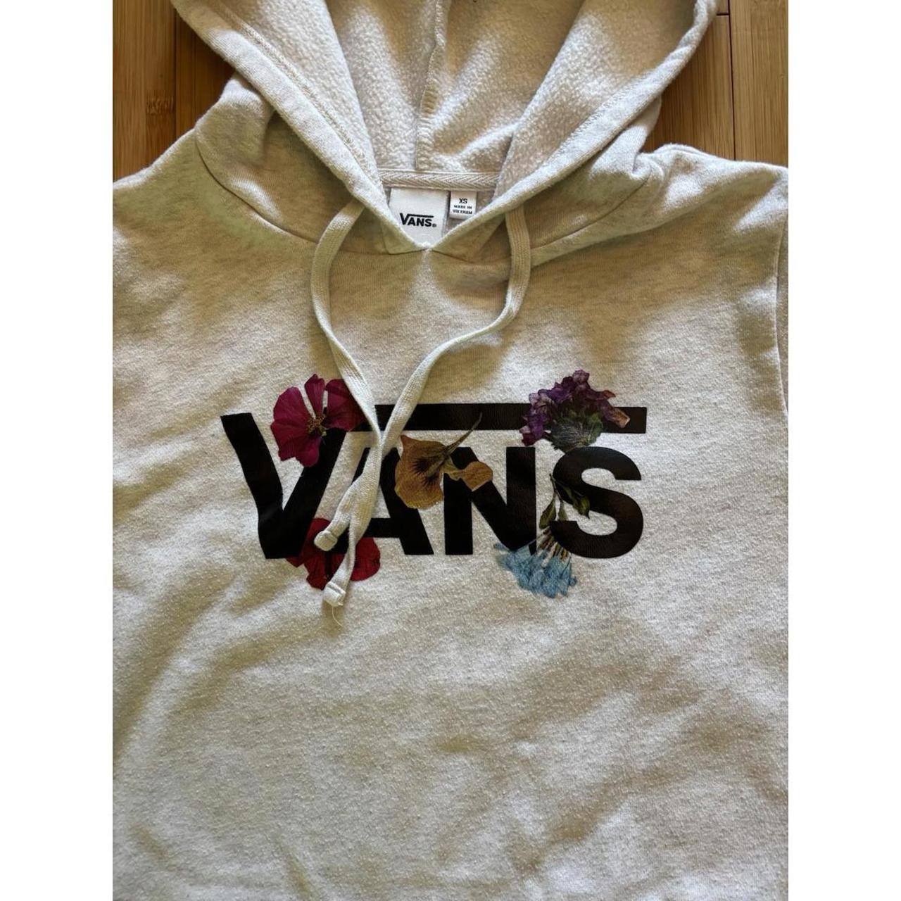 Vans Women's Sweatshirt Cream XS – Vans Hoodie Size XS Oatmeal