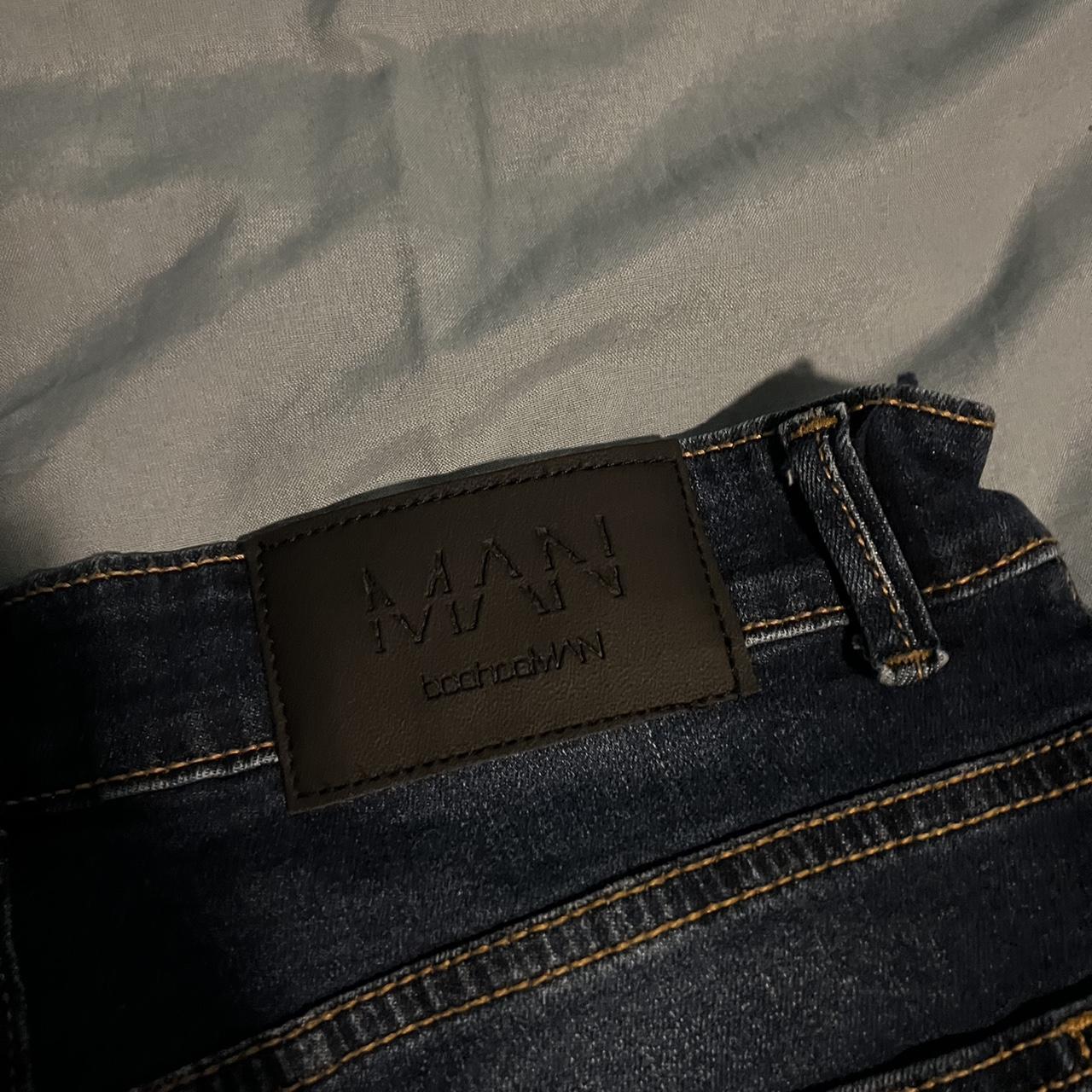 Boohoo Men's Blue and Navy Jeans | Depop