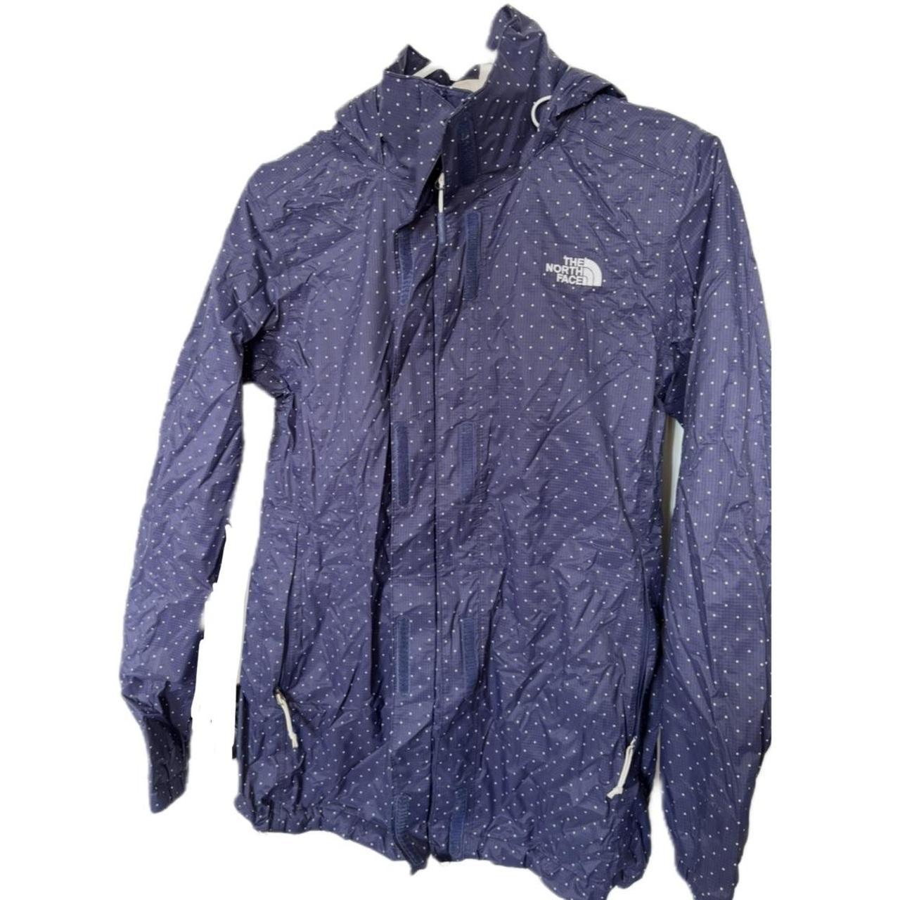 North face polka dot rain jacket deals