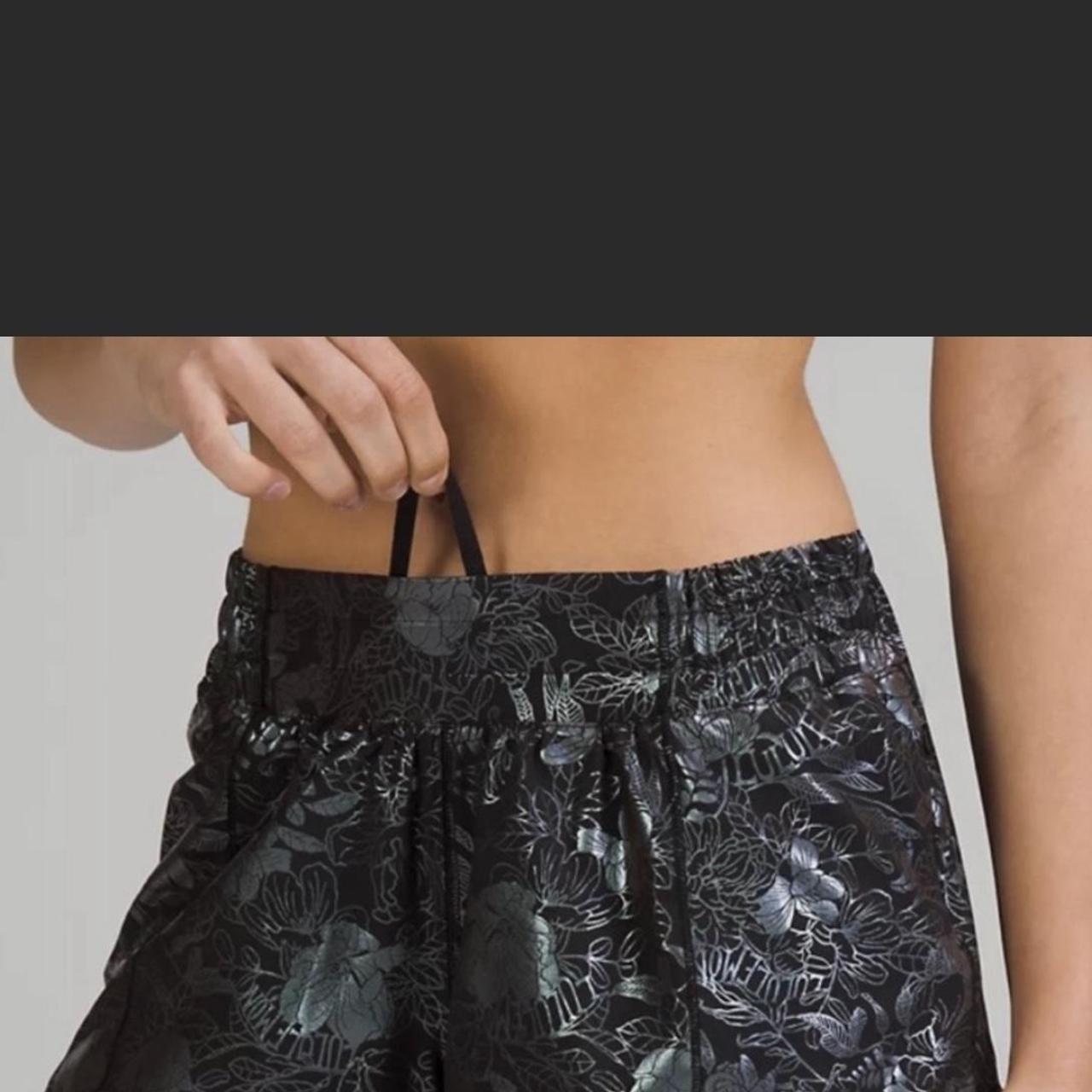 lululemon hotty hot shorts rare color : deep luxe! - Depop