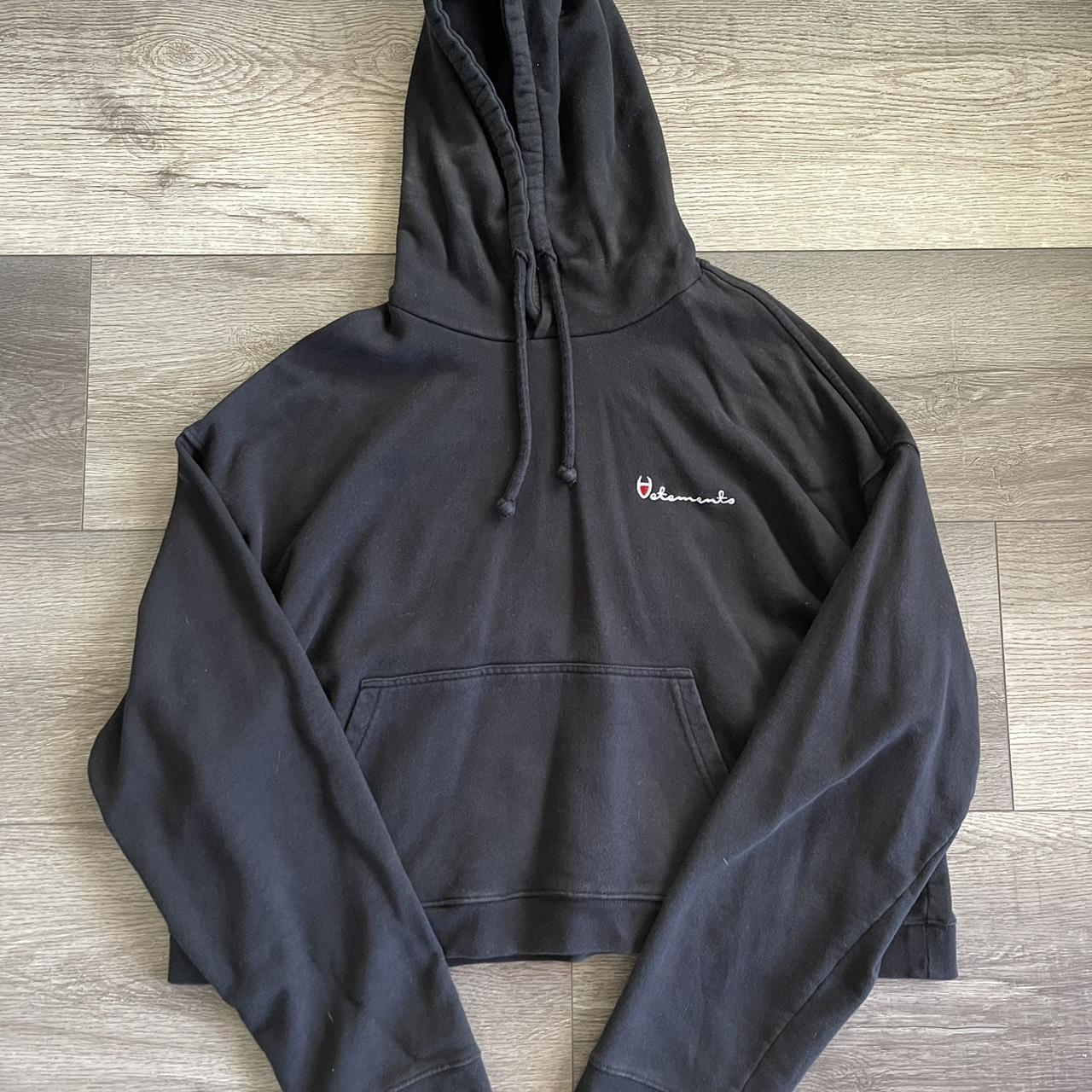 Vetements x champion reversible hoodie sale