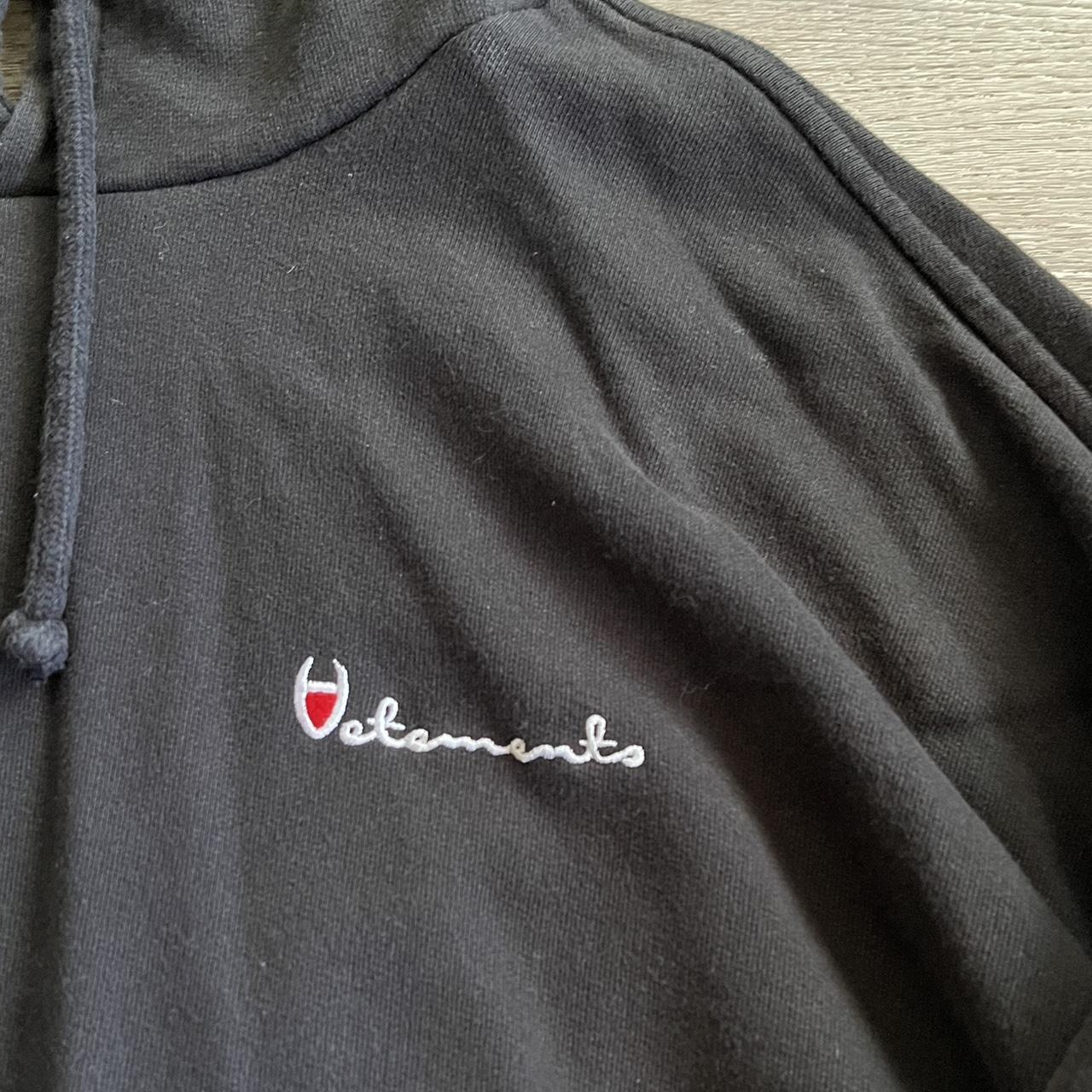 Vetements x Champion 2016 Reversible Hoodie Size Depop