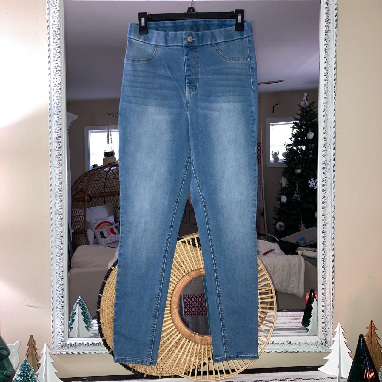 No Boundaries Jeans Super high rise skinny jeans - Depop