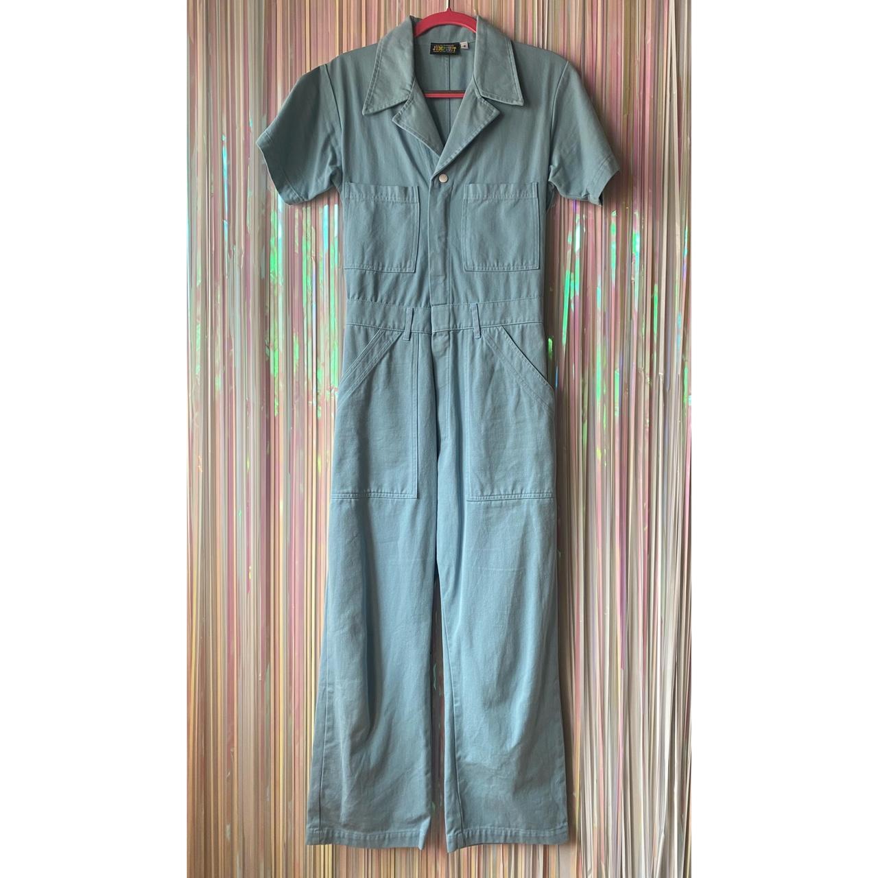 Big Bud Press Women's Blue Jumpsuit Depop