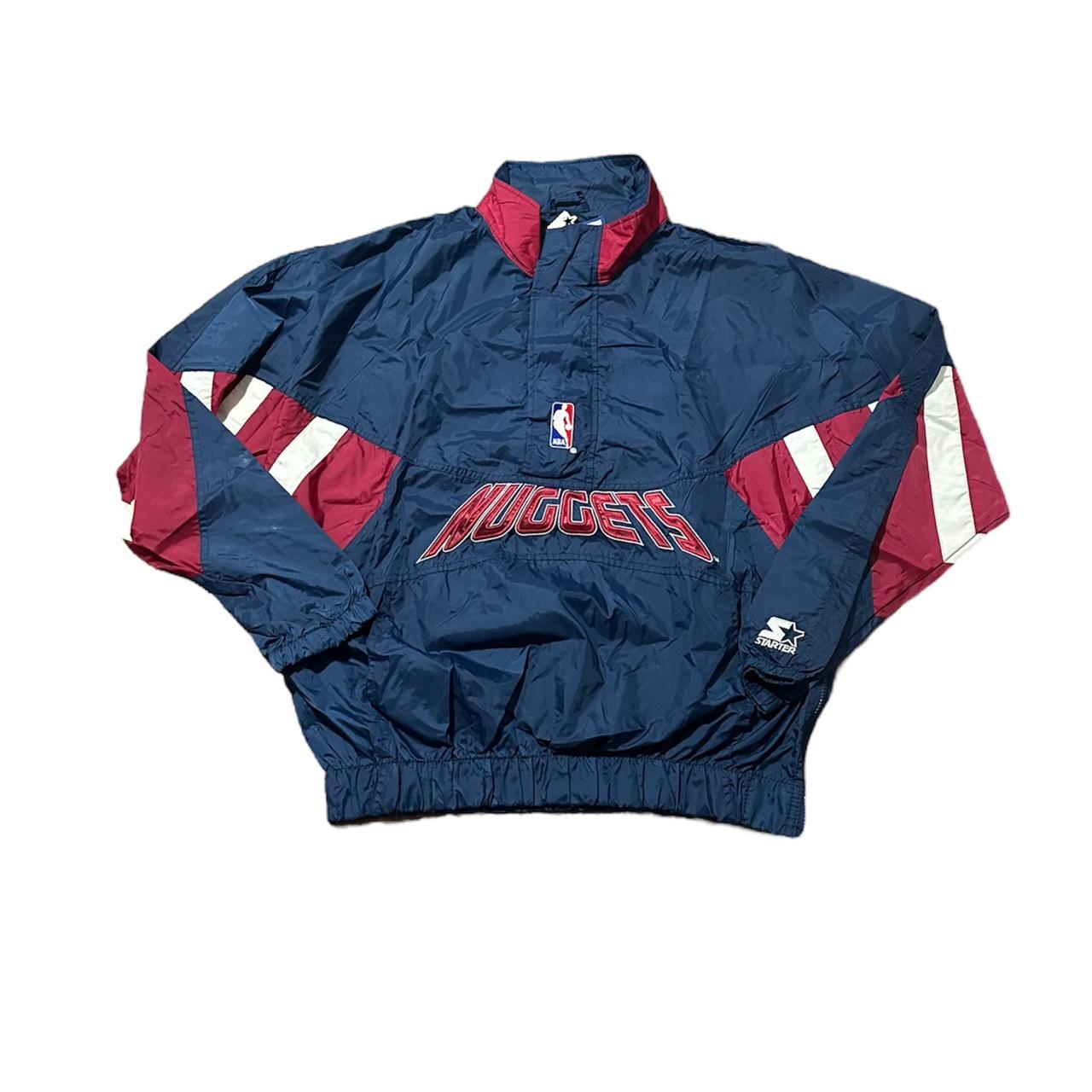 Vintage 90s NBA Denver Nuggets windbreaker starter... Depop
