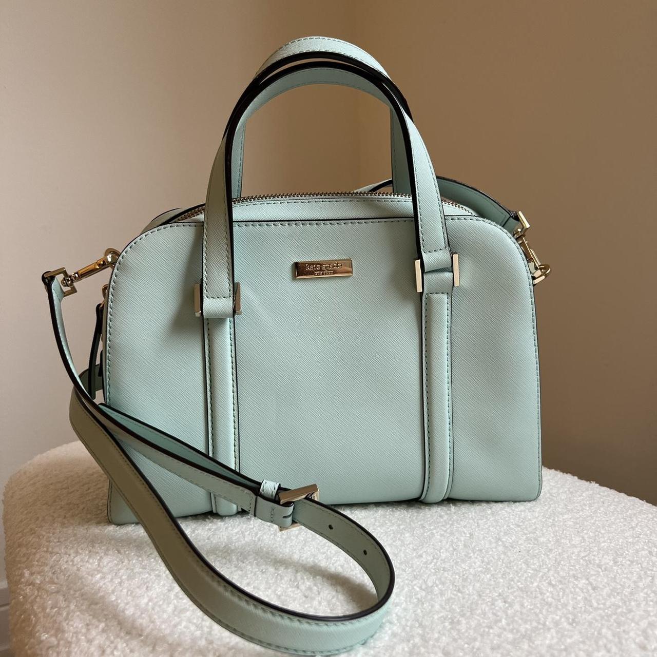 Kate Spade Harper Leather Top Zip Tote Bag Purse Handbag Aphrodite Green -  ShopperBoard