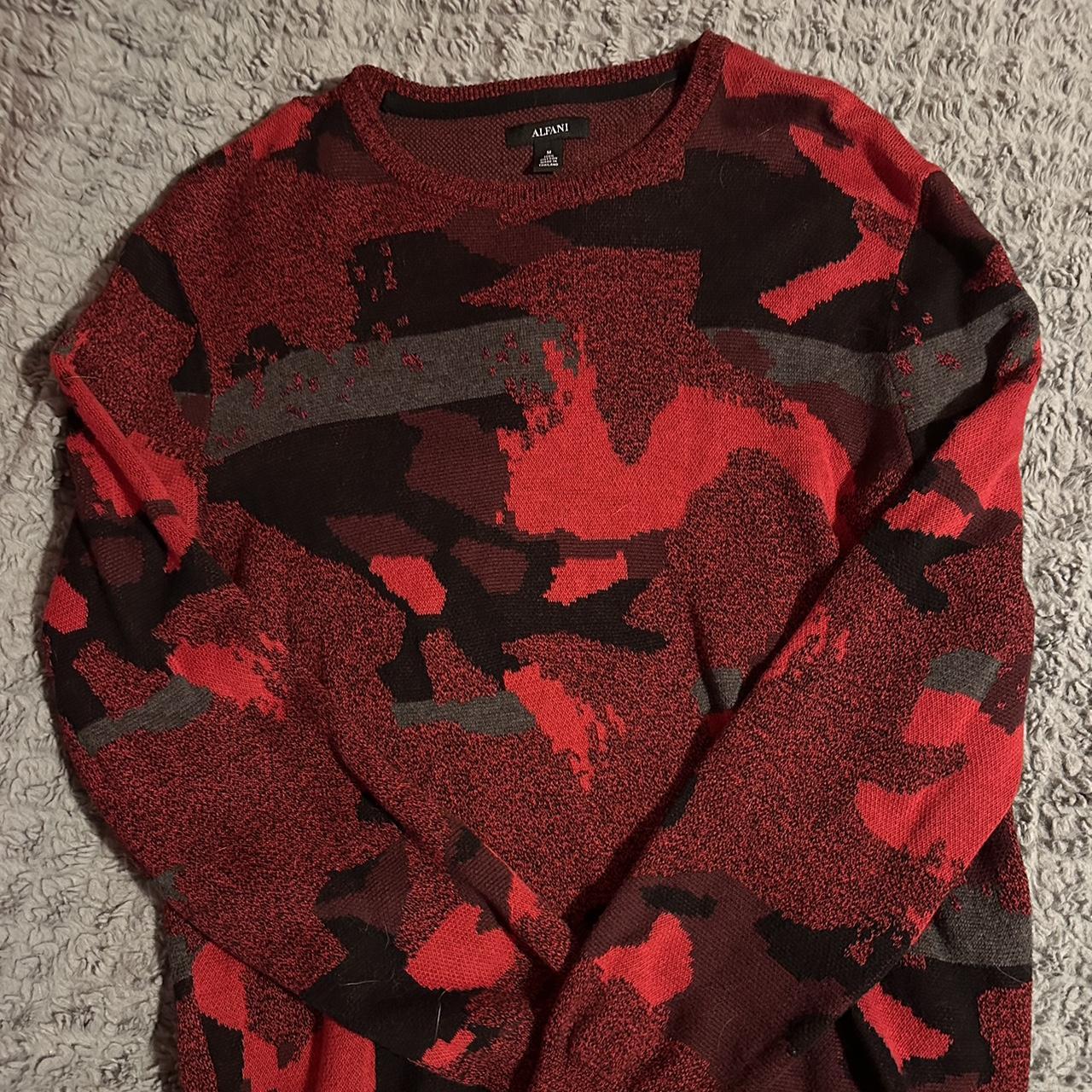alfani red tie