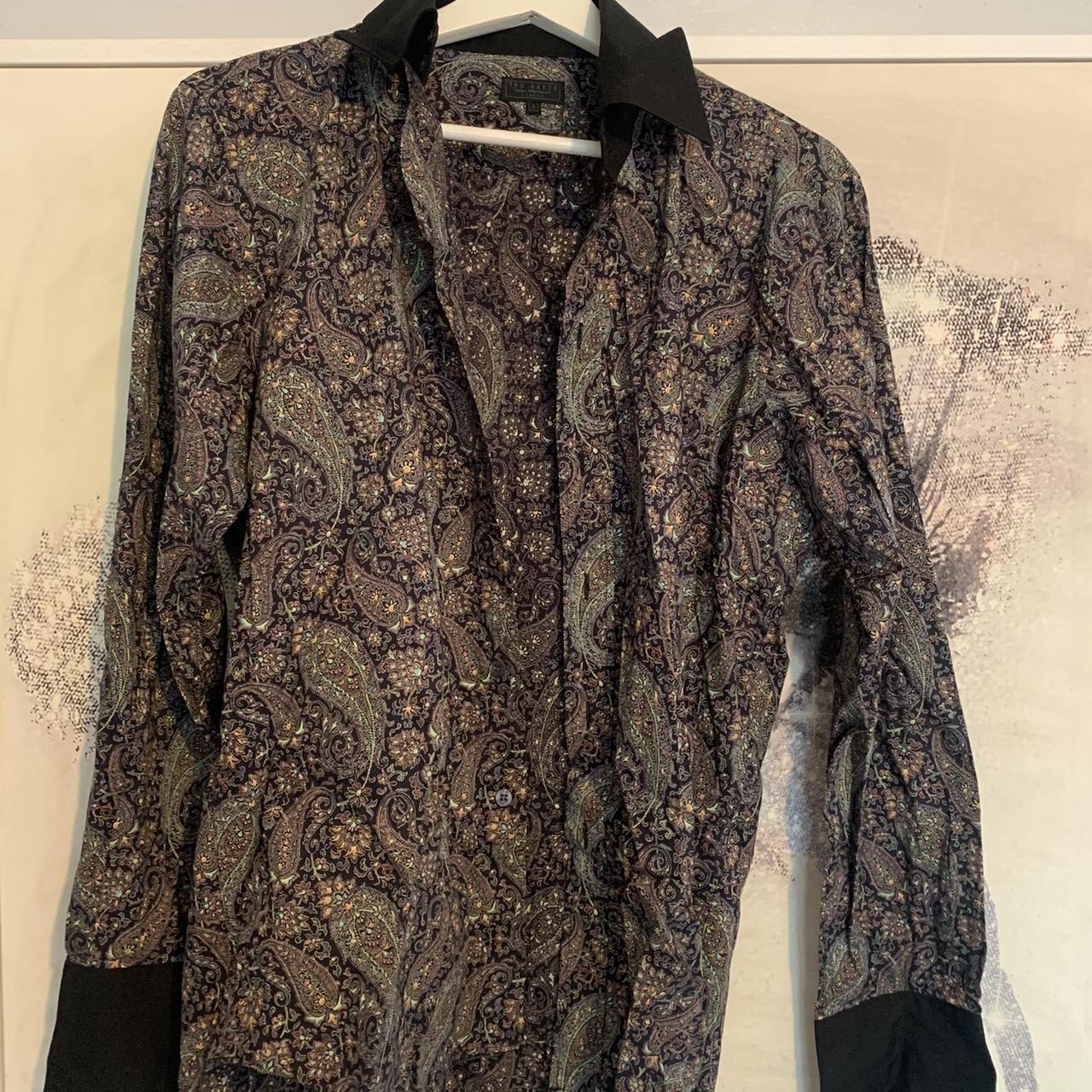 Mens Paisley Ted Baker Shirt Size Small Depop