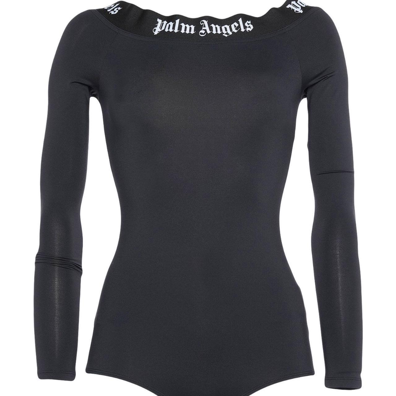Palm Angels Women's Black and White Bodysuit (2)