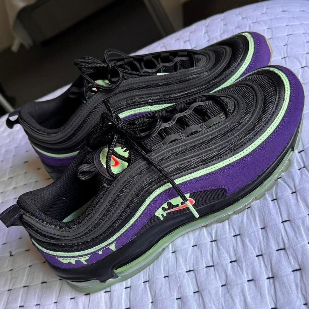 🎃 👻 🔥 Nike Air Max 97 Halloween Slime Black Flash... - Depop