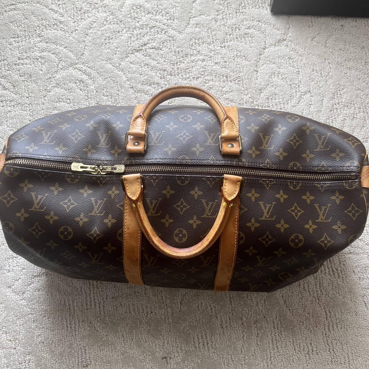 LV Louis Vuitton - Keepall 50 Large Duffle Bag - - Depop