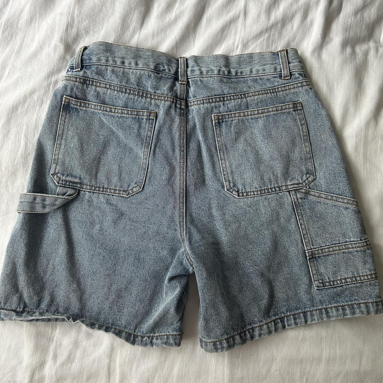 Ghanda denim jorts, super flattering and sits low... - Depop